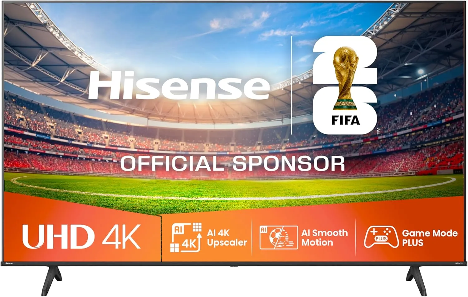 Hisense 55E6NT 139cm (55 Zoll) Fernseher, 4K UHD Smart TV, Precision Colour, HDR, Dolby Vision, 60Hz, Triple Tuner DVB-…