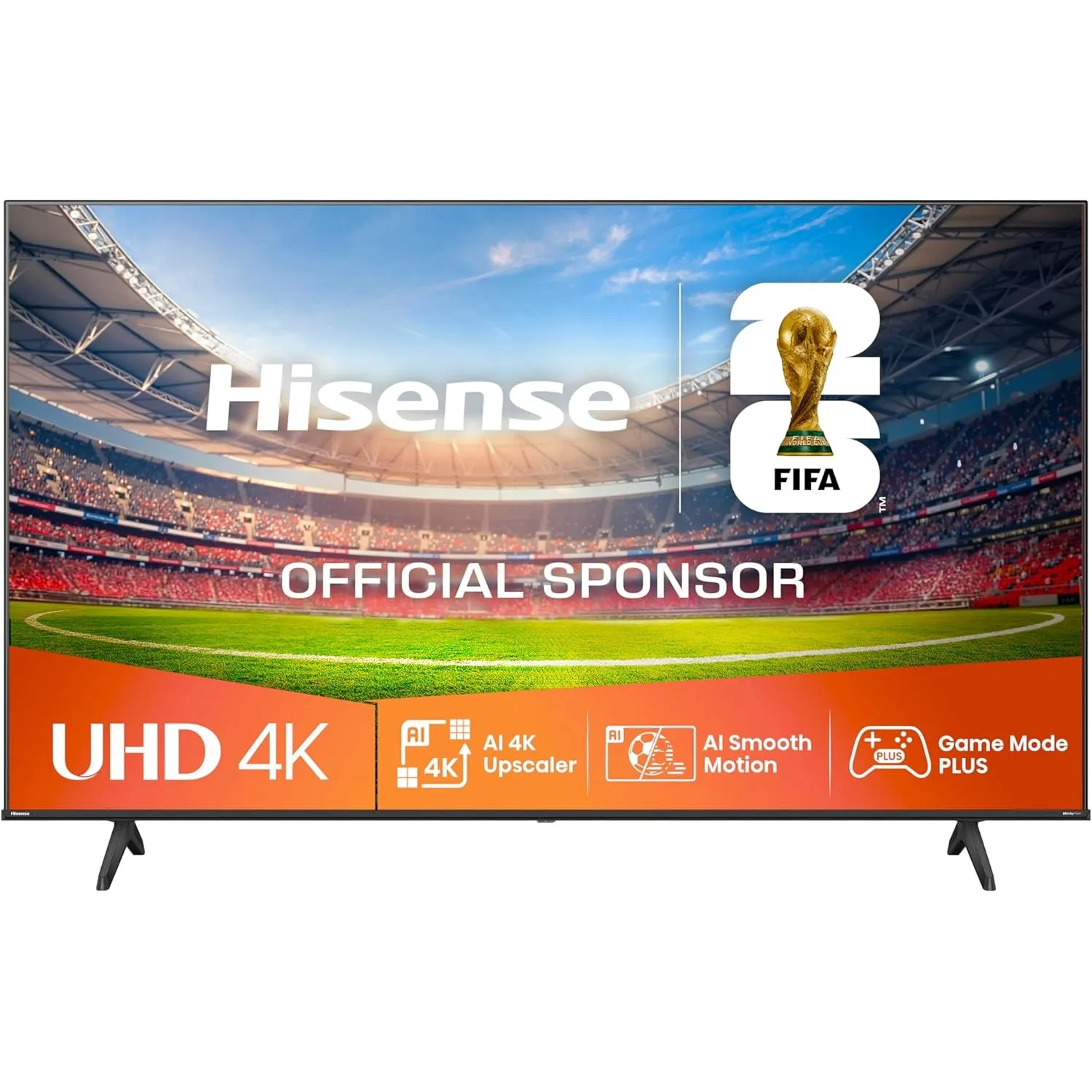 Hisense 50E6NT 127cm (50 Zoll) Fernseher, 4K UHD Smart TV, Precision Colour, HDR, Dolby Vision, 60Hz, Triple Tuner DVB-…