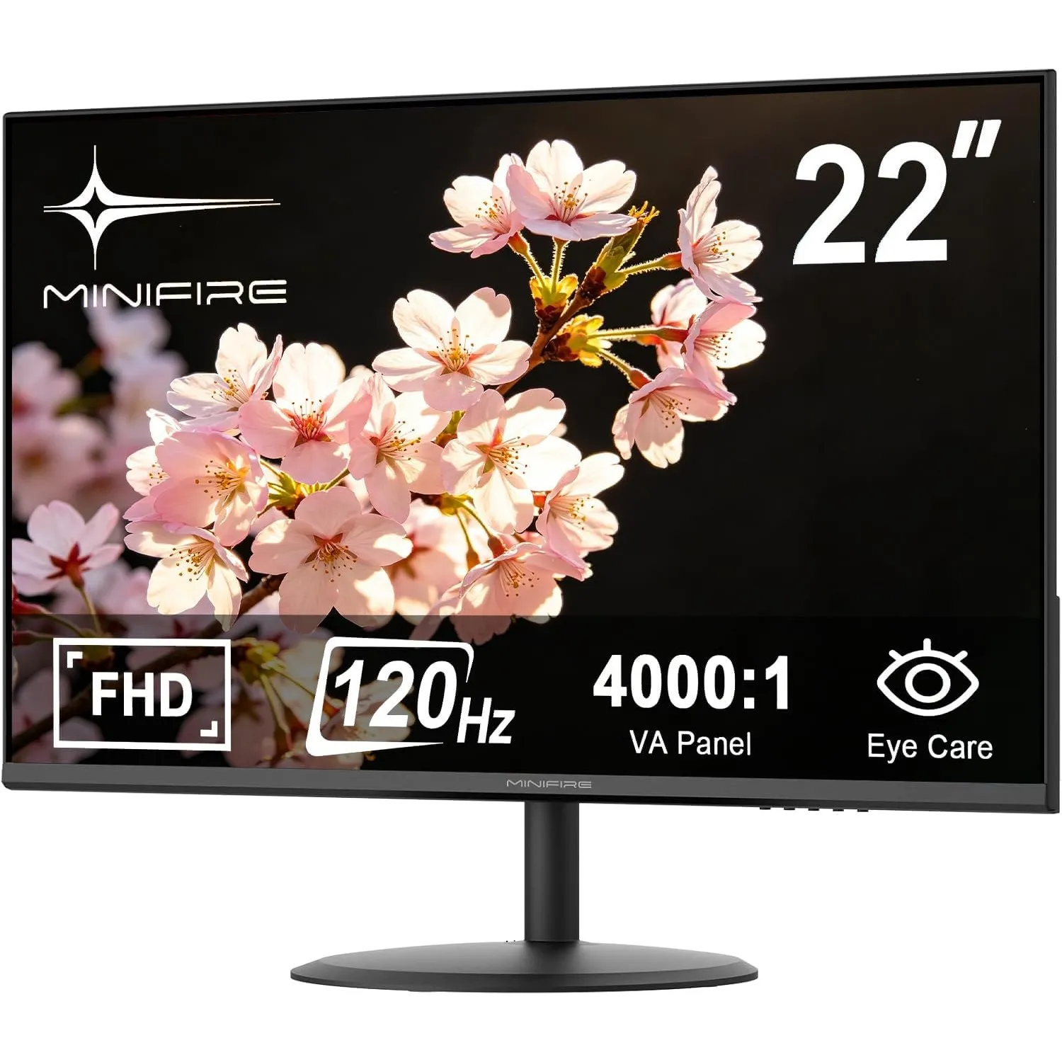 Minifire 22 Zoll Business Computer Monitor, FHD 1080p,120 Hz, FreeSync, Eye Comfort, sRGB 107%, Ultra Thin Aperture, Ti…