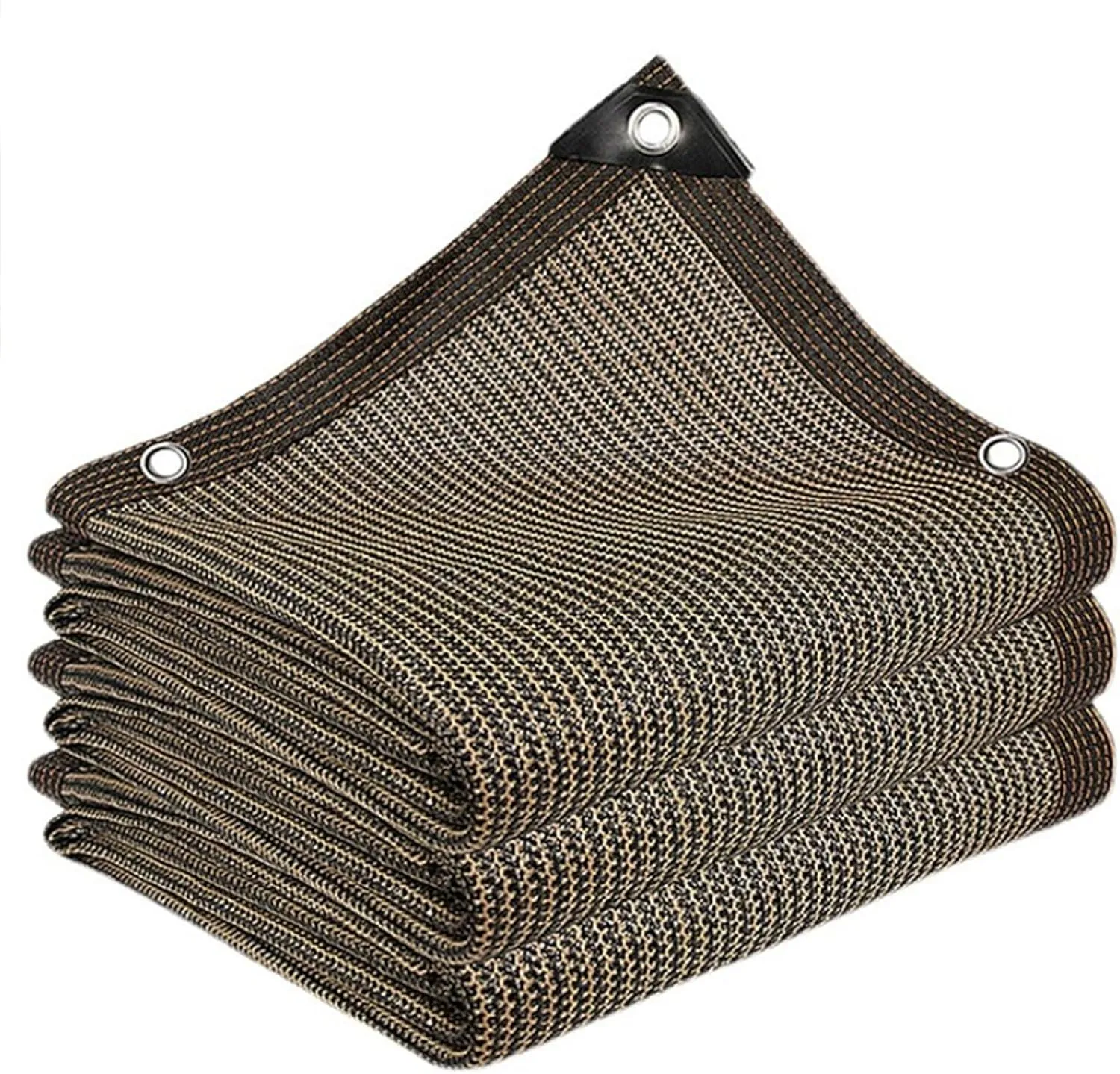 Shade Net Sun Protection Net Garden Shade Net with Eyelets, Coffee 85% Lightweight and Durable Shade Net for Pergola Gr…