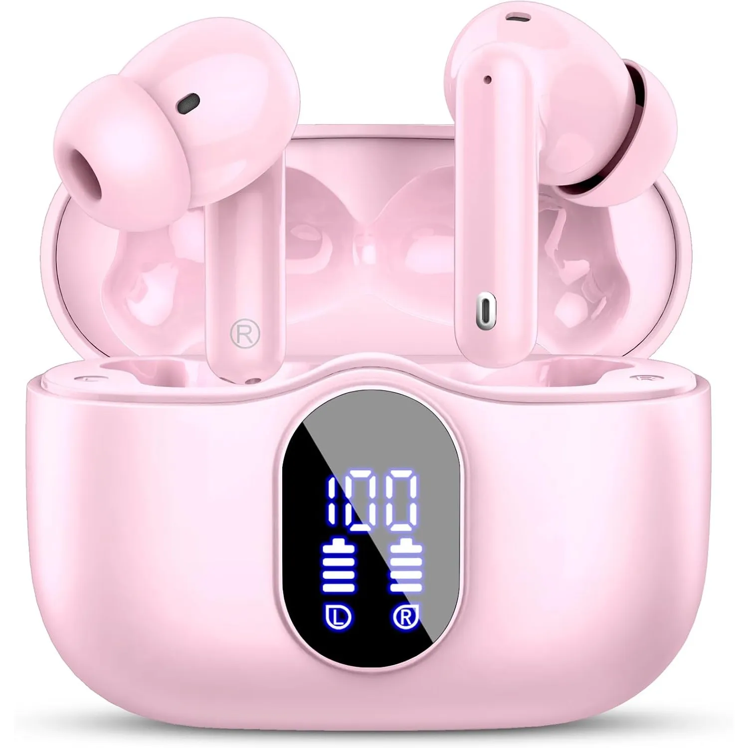 Kopfhörer Kabellos Bluetooth, Bluetooth 5.4 Kopfhörer, Tiefer Bass Ohrhörer