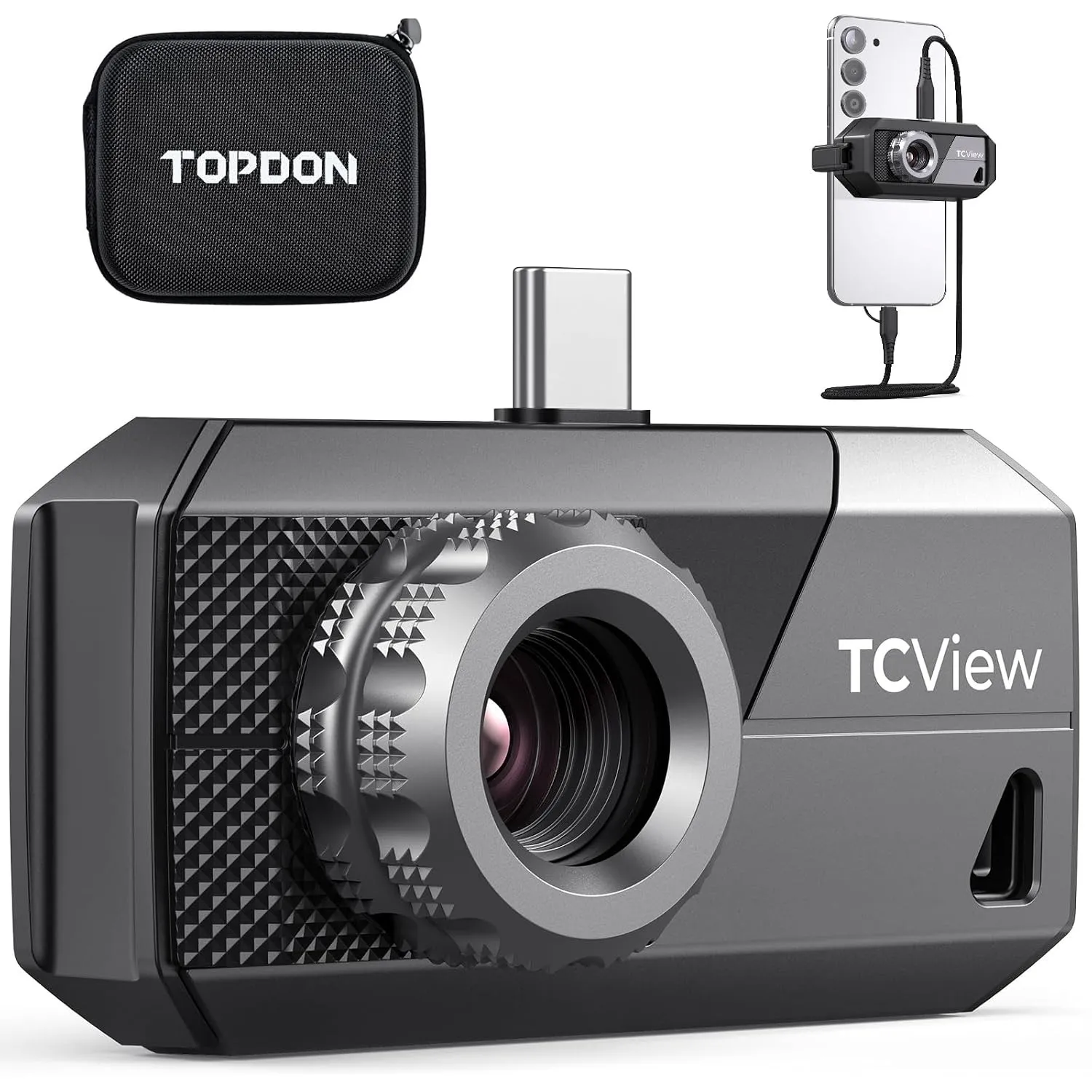TOPDON TS001 Wärmebildkamera Android 512x384 TISR IR, 9mm-Verstellobjektiv