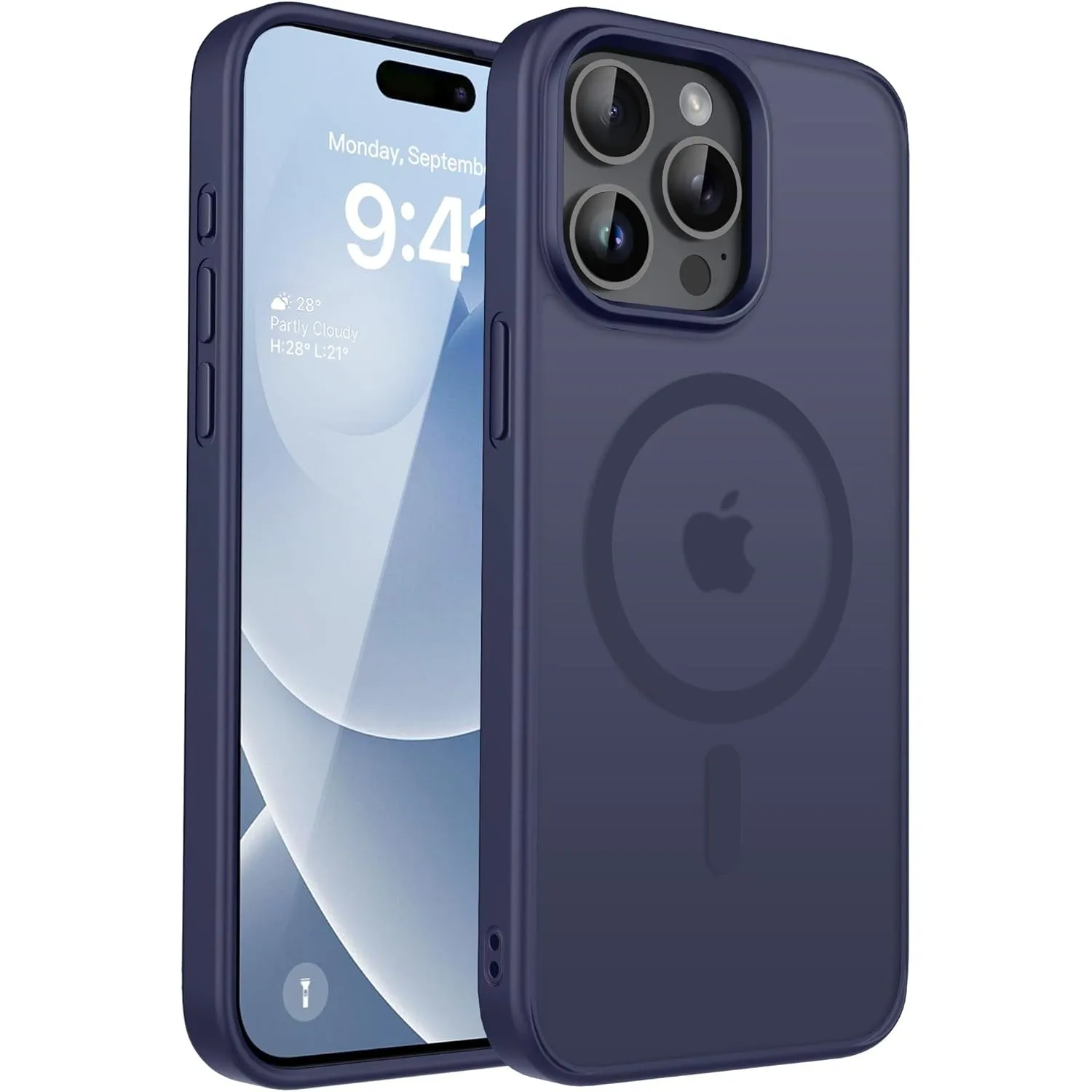 CACOE für iPhone 15 Pro Hülle mit Militärschutz für MagSafe Handyhülle