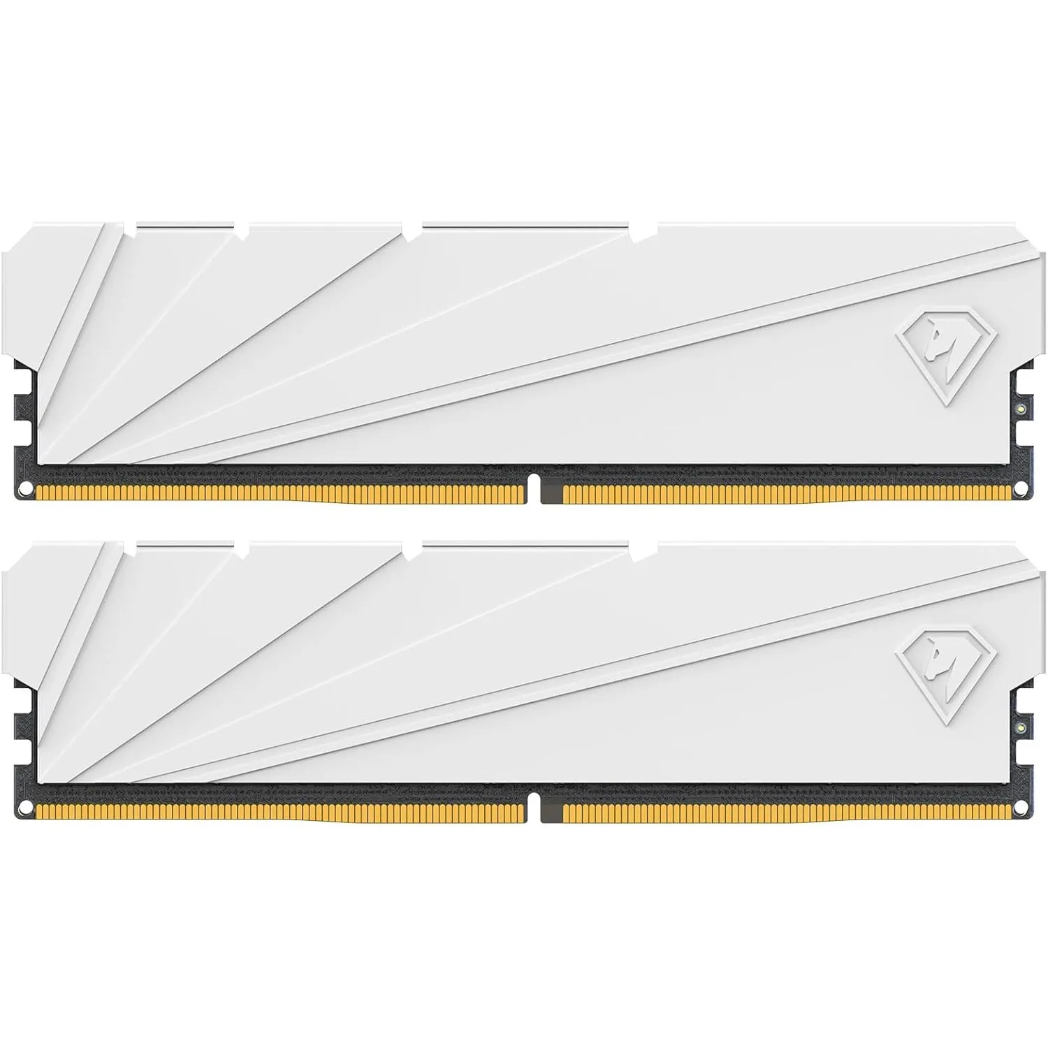 Netac 32GB (2x16GB) DDR4 3200MHz C16 XMP 2.0 High Performance Desktop Workstation Kit, weiß