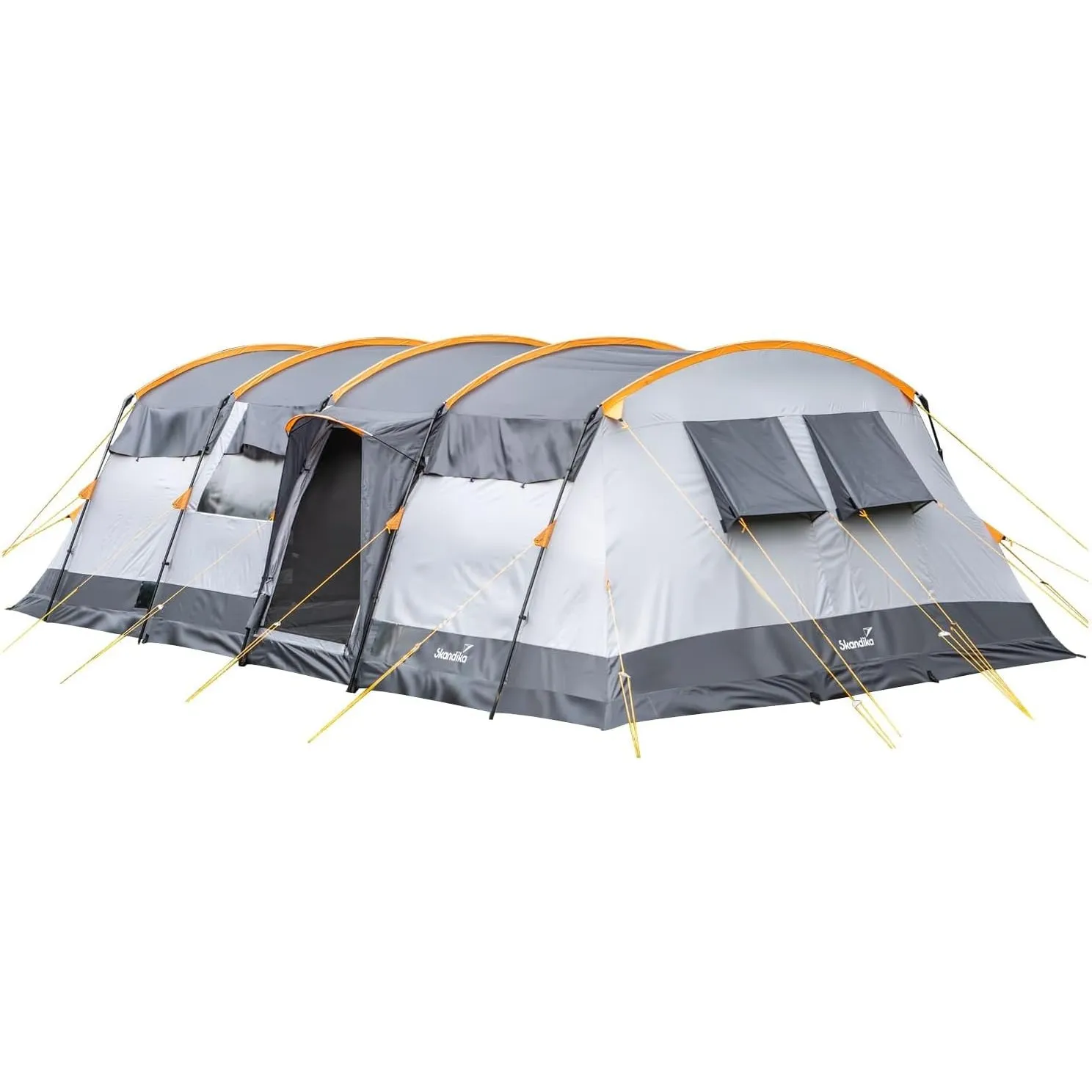 Skandika Tunnelzelt Hurricane für 12 Personen | Camping Zelt mit/ohne eingenähtem Zeltboden, mit/ohne Sleeper Technolog…
