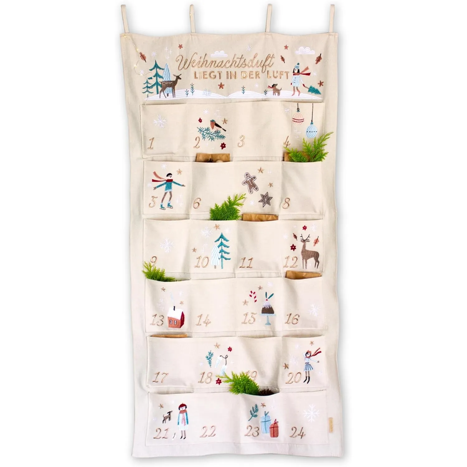 Papierdrachen Adventskalender 2026 - Wandkalender Cheerful Christmas