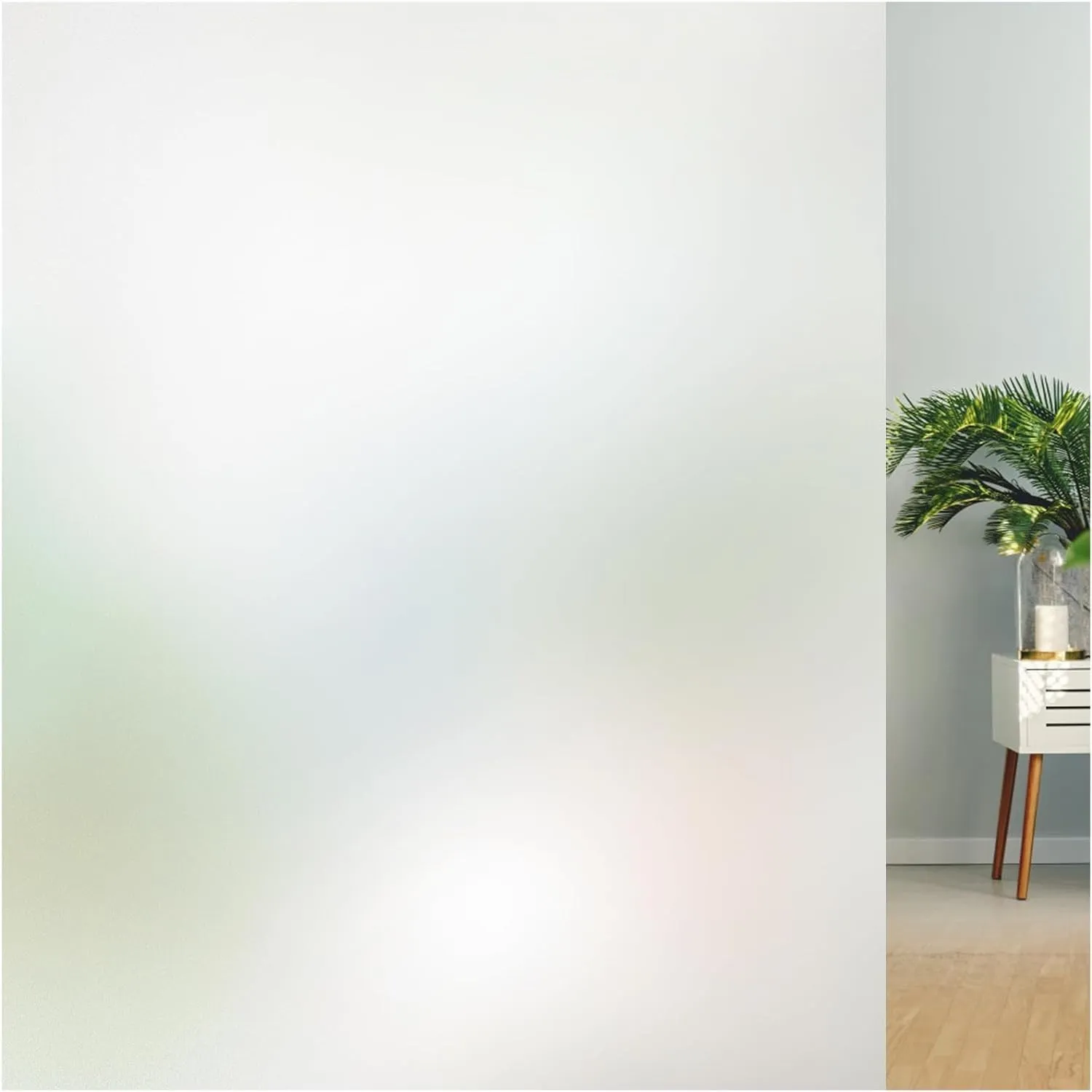 Lifetree Fensterfolie Blickdicht 60x200cm Selbstklebende Milchglasfolie