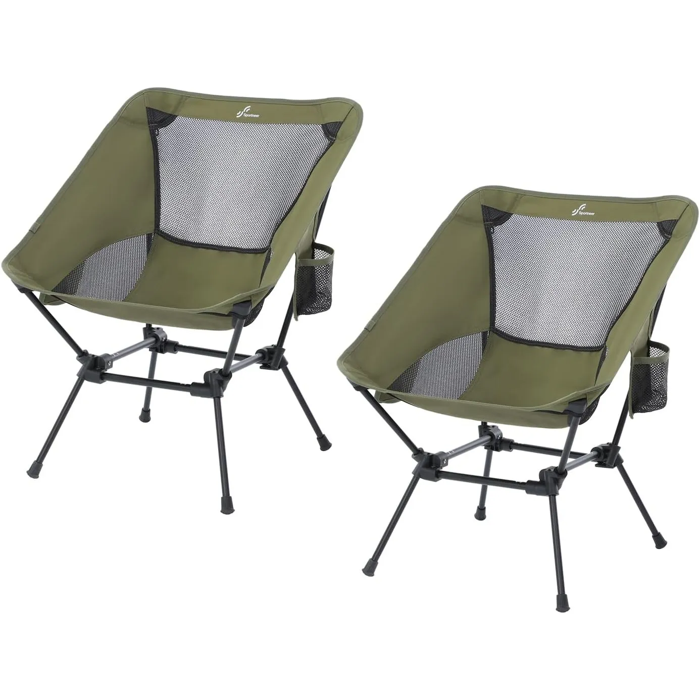 Sportneer Campingstuhl Faltbar Camping Stuhl Tragbarer Campingstühle 150Kg Faltstuhl Ultraleichter Packmaß Kleiner Klap…