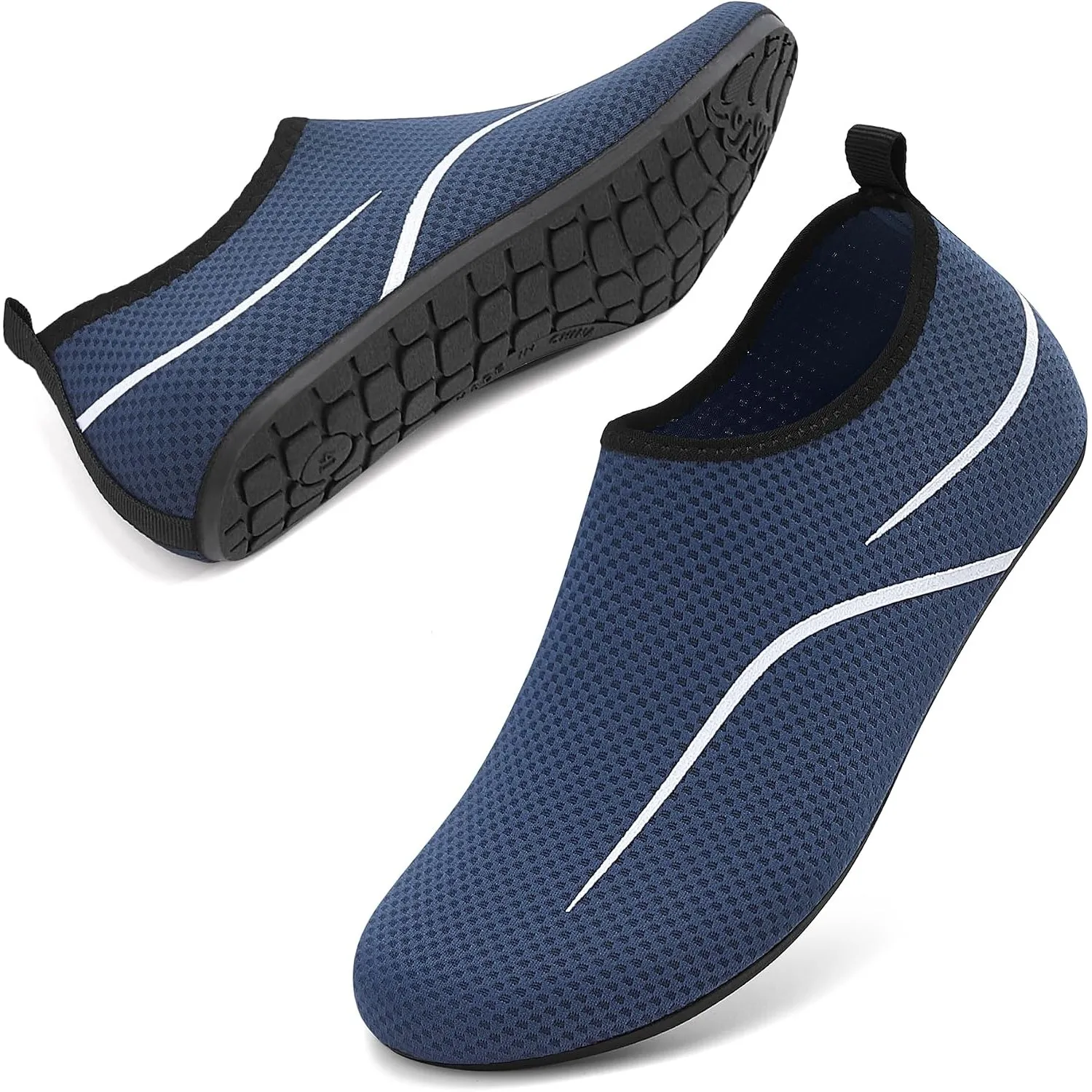Unisex Badeschuhe Wasserschuhe Schnell Trocknend Schwimmschuhe rutschfeste Wassersportschuhe Leicht Strandschuhe, Gr.34…