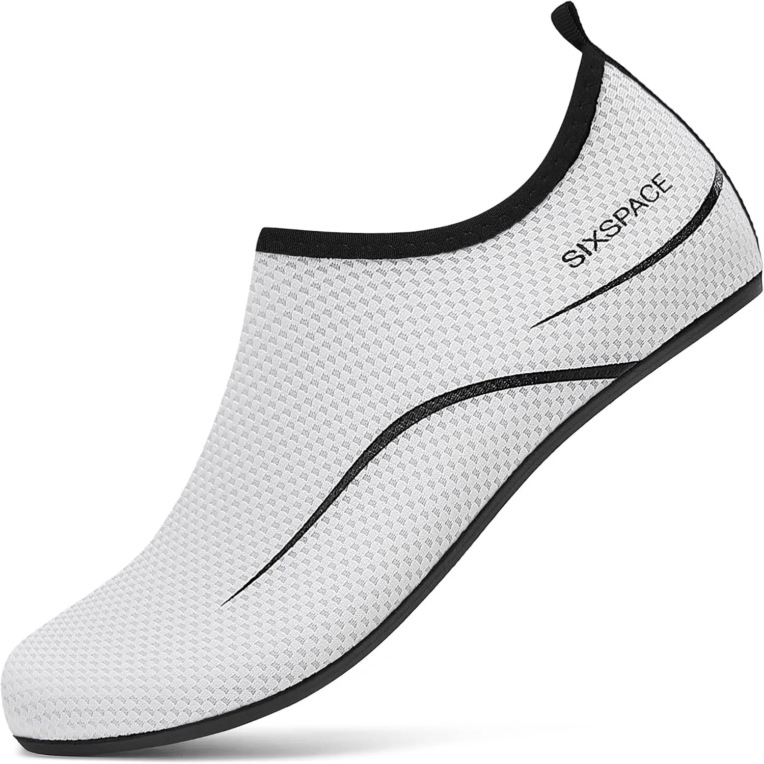 Sixspace Unisex Badeschuhe Wasserschuhe mit Rutschfester Sohle, Gr.34-47