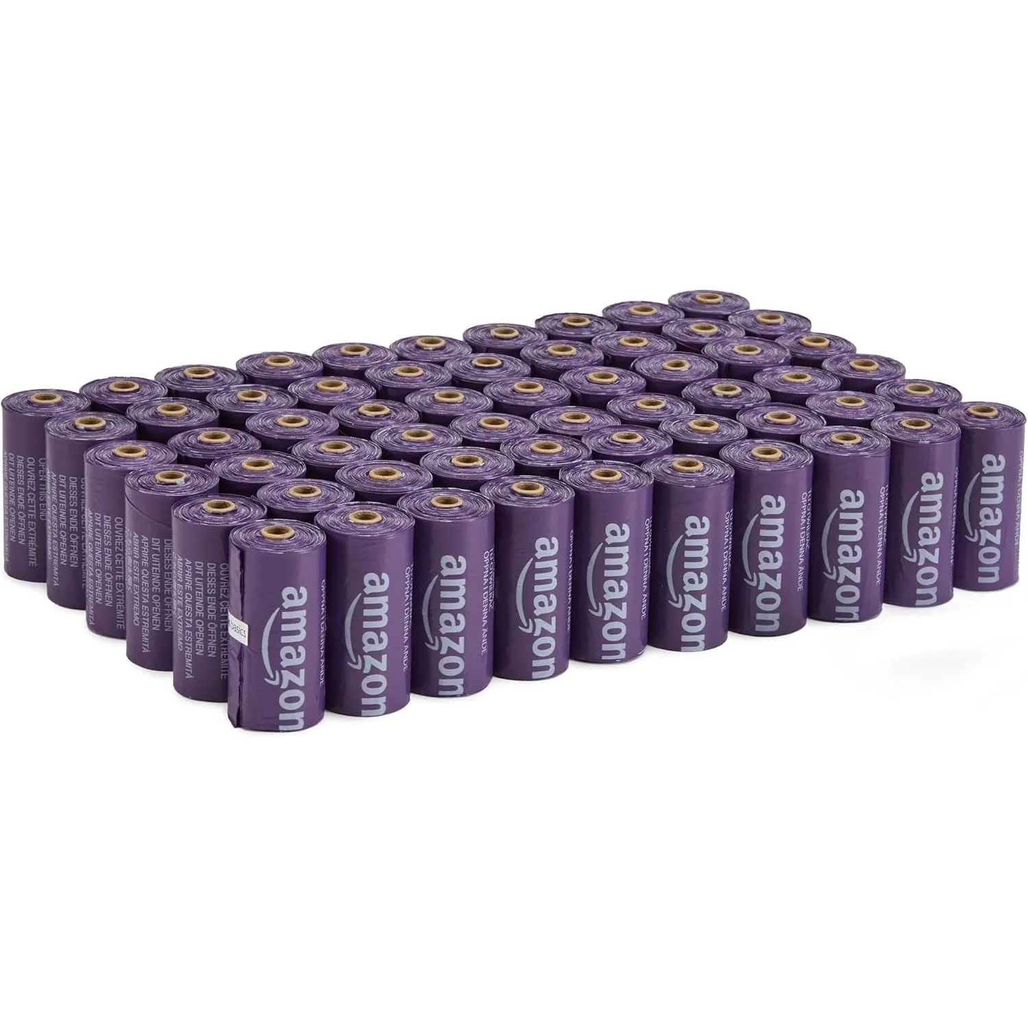 Amazon Basics Hundekotbeutel ohne Spender, Lavendel, 900 Beutel (60 Packungen mit je 15 Beuteln)
