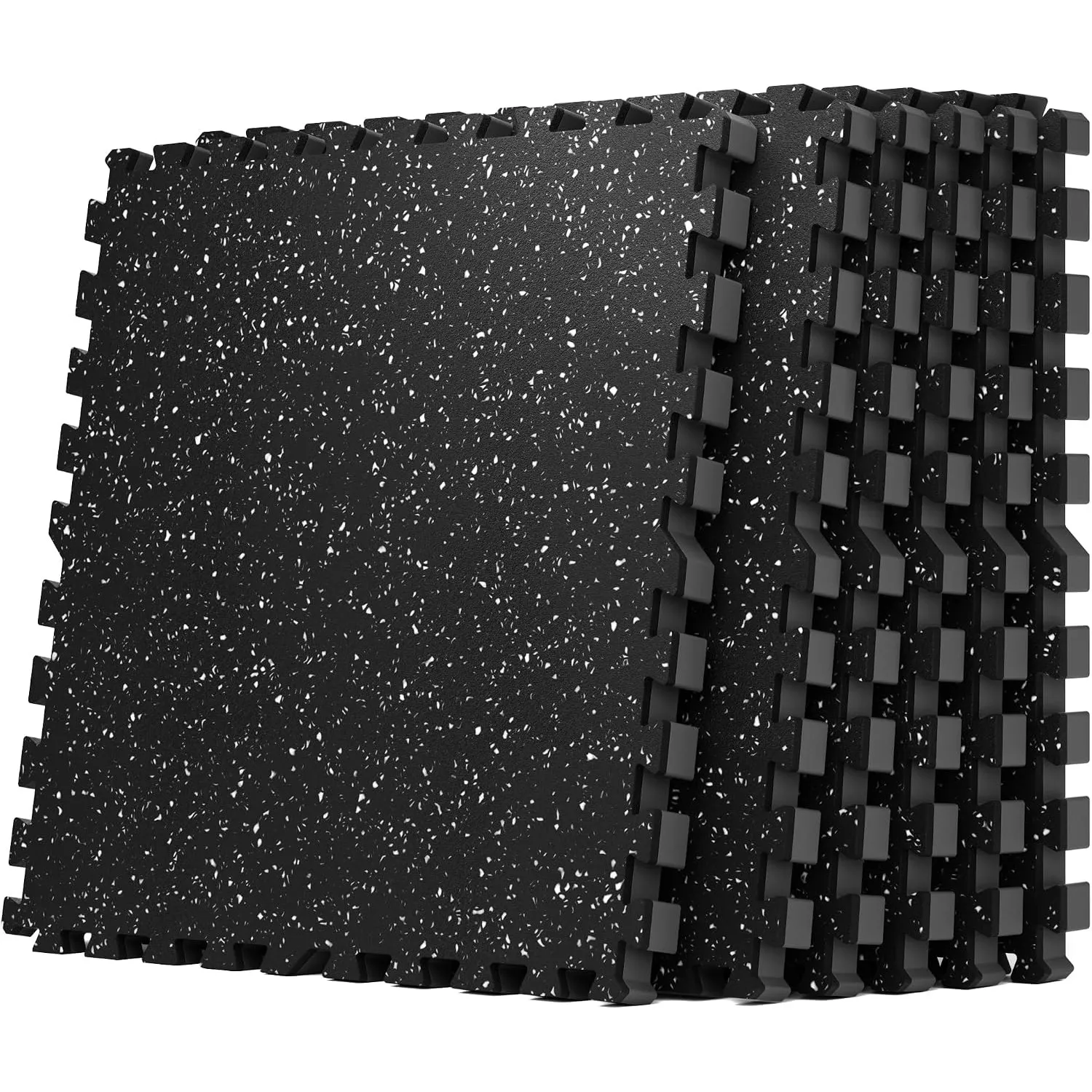 AIRHOP 6 Matten 60x60x2cm Extra Dicke Robuste Gummierte, rutschfeste Puzzlematte, Geeignet Für Fitnessstudio Und Heimfi…