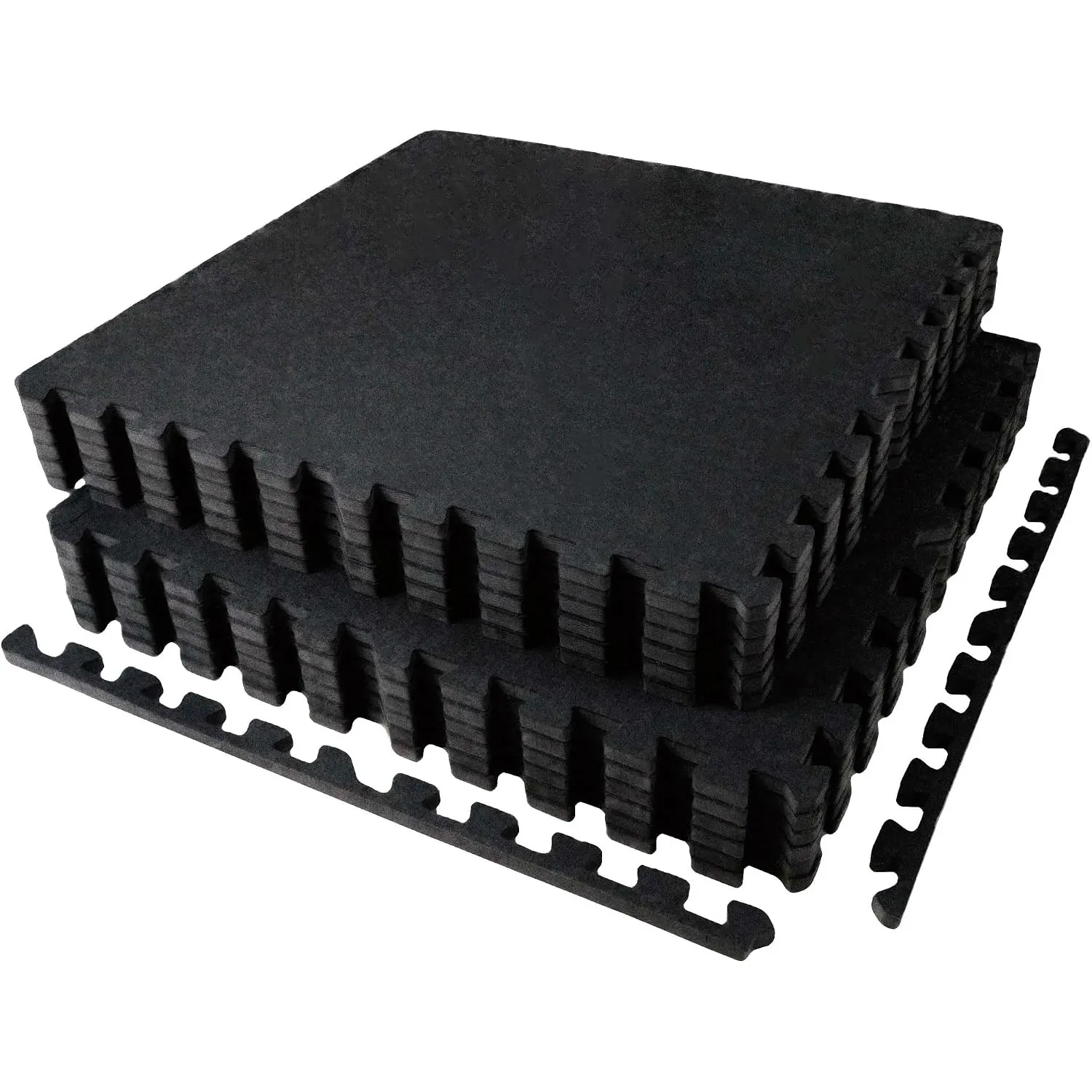AIRHOP 6 Matten 60x60x1,4cm Extra Dicke Robuste Gummierte, rutschfeste Puzzlematte, Geeignet Für Fitnessstudio Und Heim…