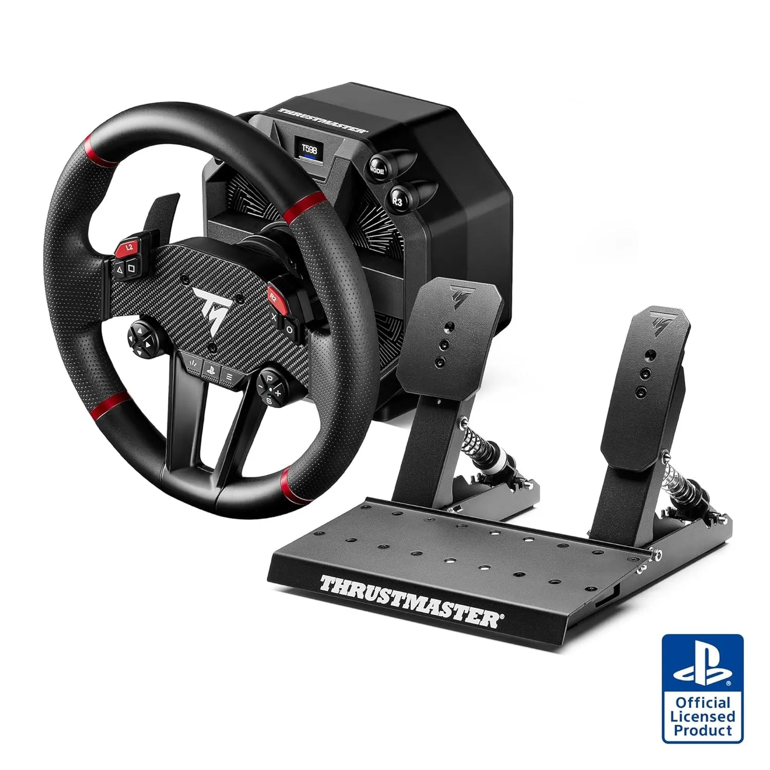 Thrustmaster T598 Direct Axial Drive Rennlenkrad – Offiziell für PS5 & PS4 lizenziert – Next-Gen Force Feedback Wheel f…