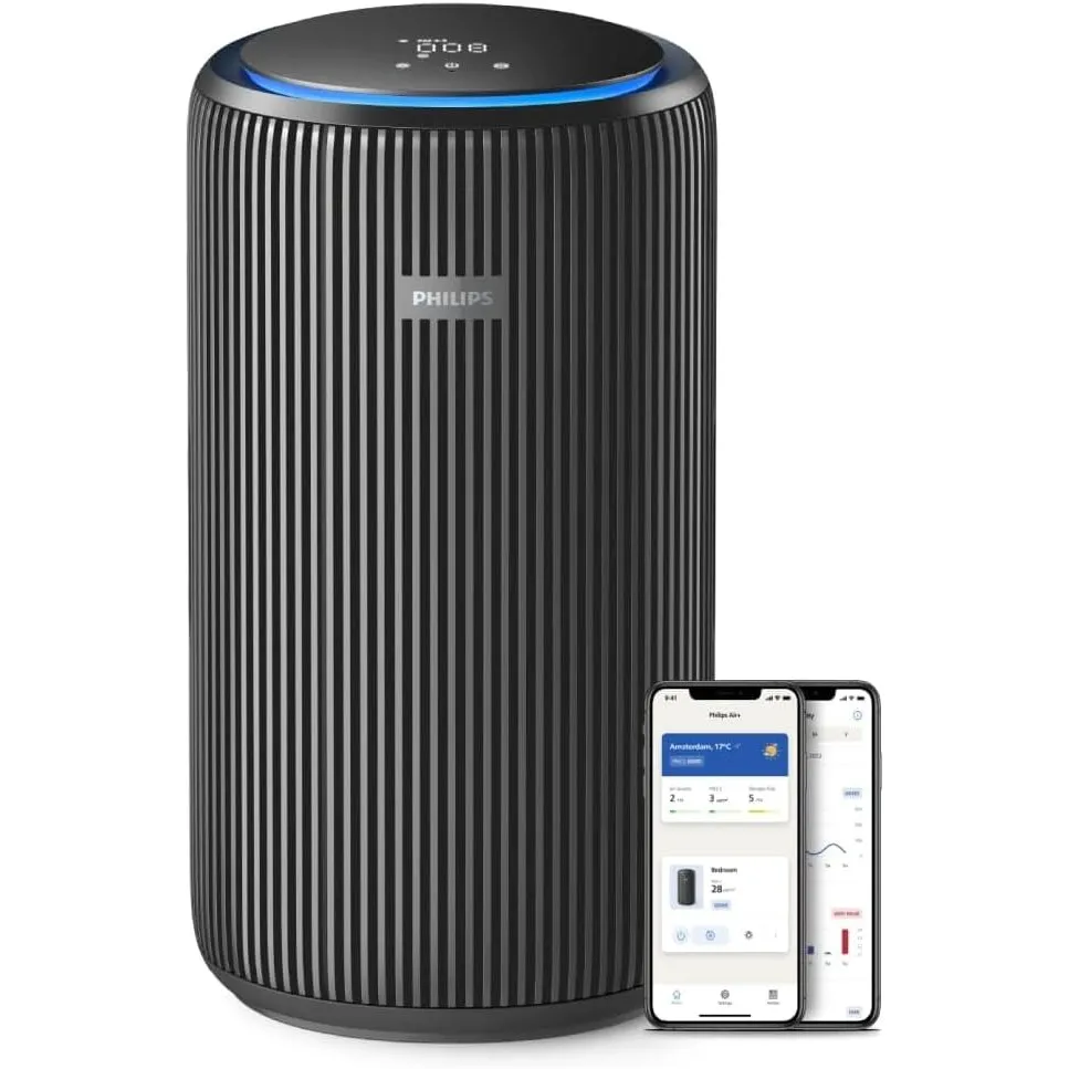 Philips PureProtect Luftreiniger Serie 4200, Schwarz, für Räume bis 156 m²