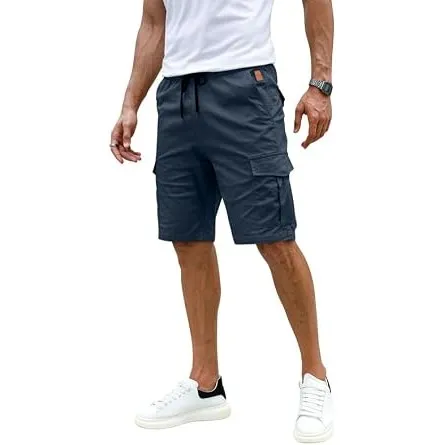 Elegancity Kurze Hosen Herren Cargo Shorts Freizeithose | Sommer Chino Shorts Mit 6 Taschen,Kurze Cargohosen,Elastische…
