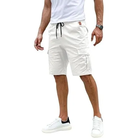 Elegancity Kurze Hosen Herren Cargo Shorts Freizeithose | Sommer Chino Shorts Mit 6 Taschen,Kurze Cargohosen,Elastische…