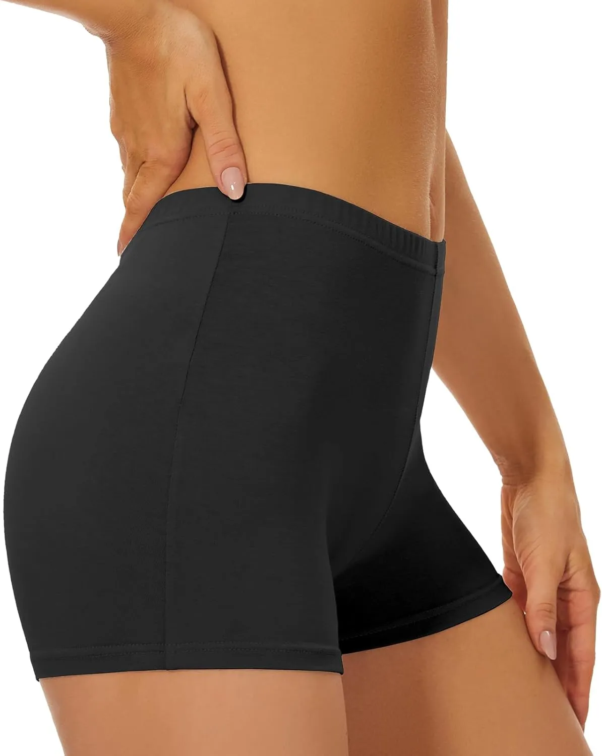 SIHOHAN Boxershorts Damen Baumwolle Radlerhose Damen Kurz für Kleid Bauchweg Unterhosen Nahtlos Unterziehhose Doppelter…