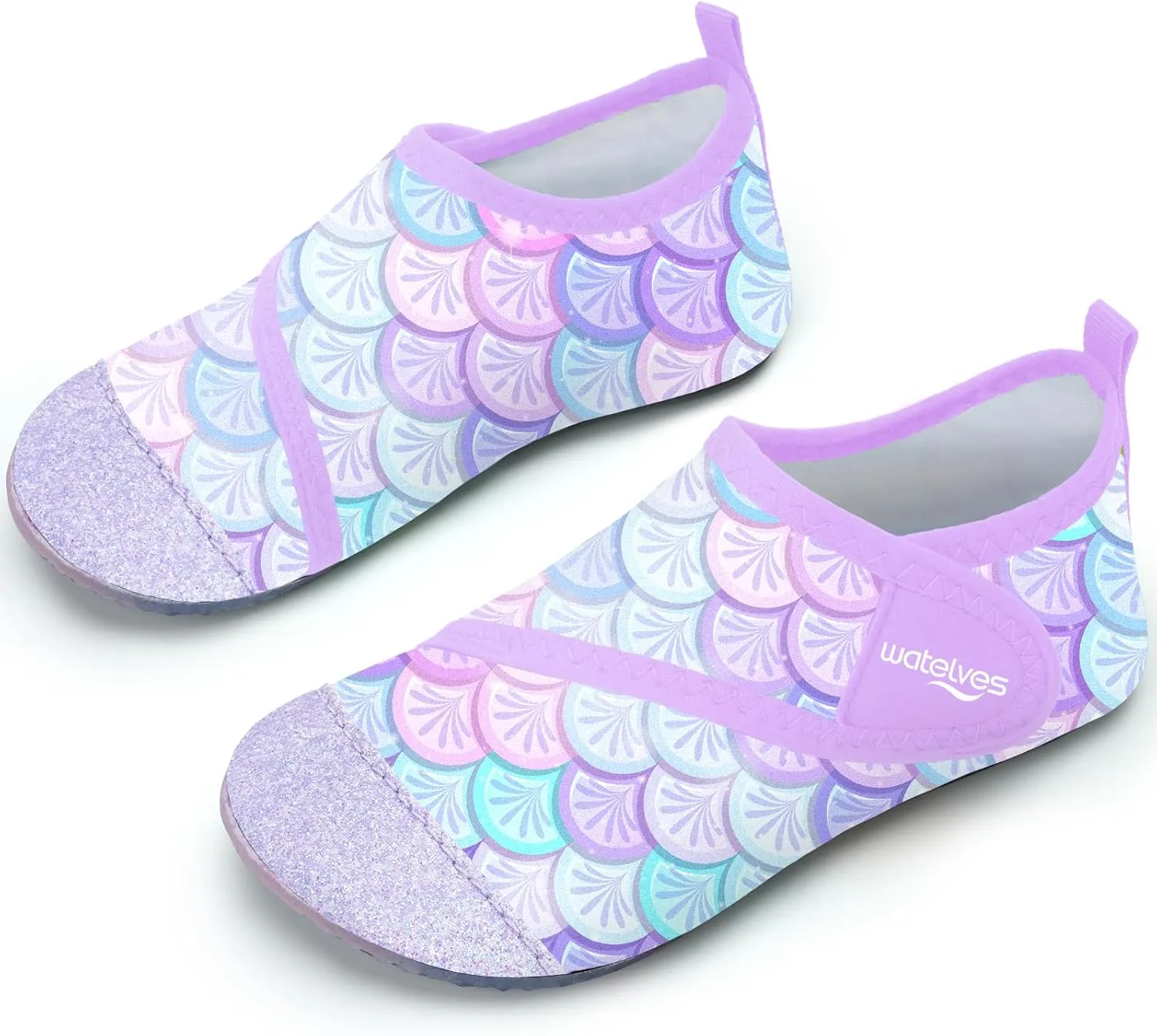 WateLves Bathing Shoes Children's Beach Shoes Swimming Shoes Boys Girls Baby Water Shoes Quick Swimming Socks Aqua Shoe…