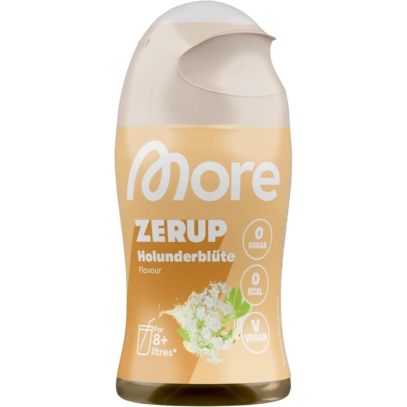 More Zerup, Holunderblüte, 65 ml, für bis zu 8 l Fertiggetränk