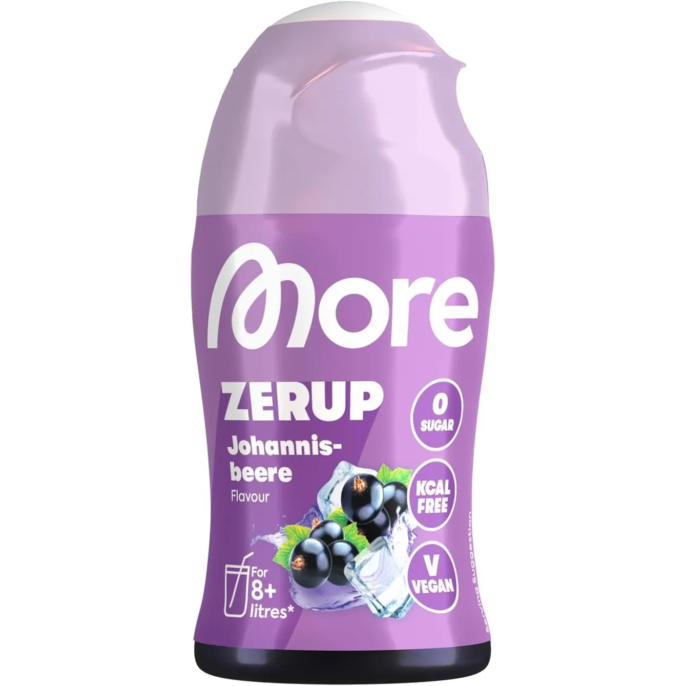 More Zerup, Johannisbeere, 65 ml, für bis zu 8 l Fertiggetränk