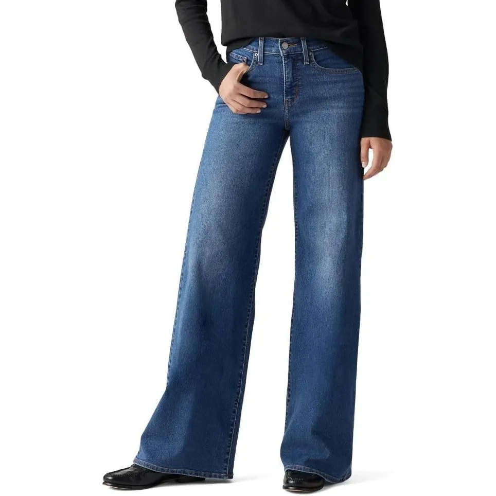 Levi's Damen 318 Shaping Wide Leg Jeans