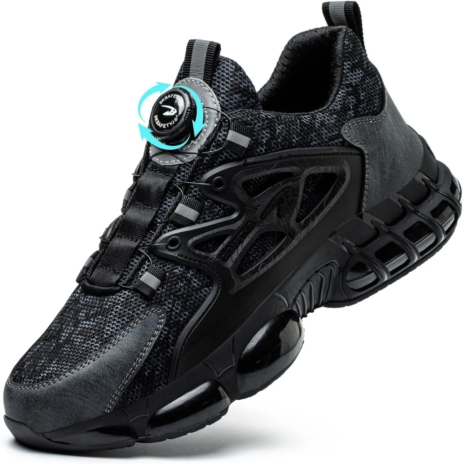 Arbeitsschuhe Sicherheitsschuhe Herren Damen Stahlkappen Anti-Smashing Leicht Sportlich Atmungsaktiv Selbsthemmend Schn…