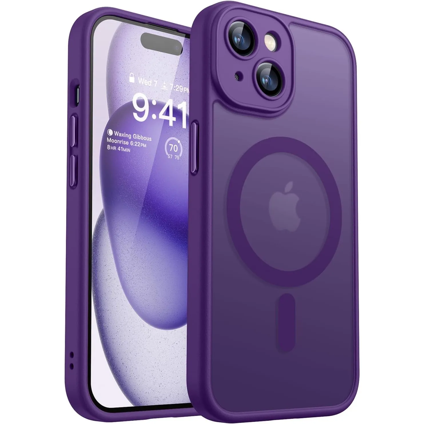 CANSHN 2024 Neu für iPhone 15 Hülle mit Kameraschutz für Magsafe (TOP Militärschutz & Magnetkraft) Extrem Haltbarkeit H…