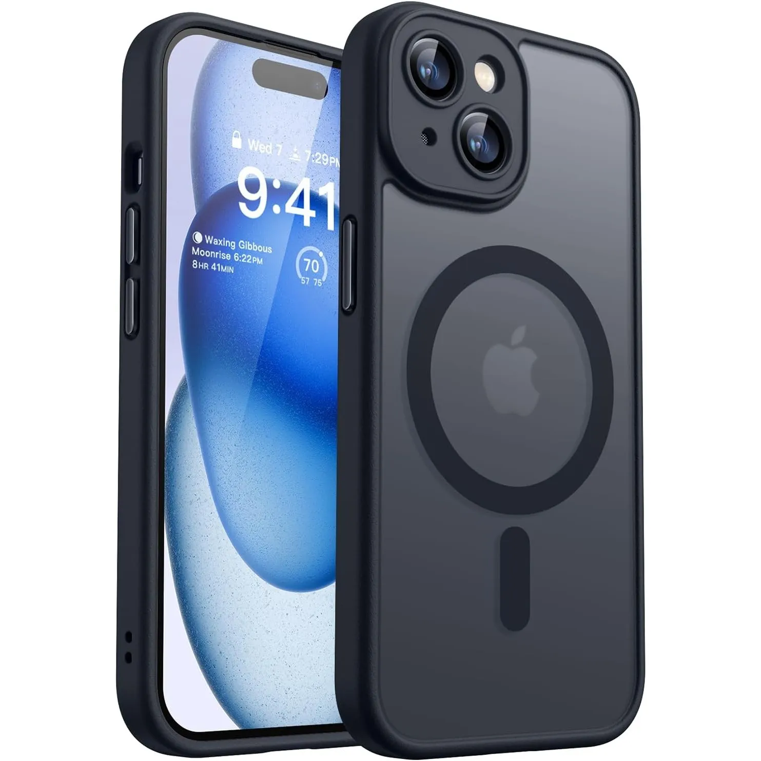 CANSHN 2024 Neu für iPhone 15 Plus Hülle mit Kameraschutz für Magsafe (TOP Militärschutz & Magnetkraft) Extrem Haltbark…