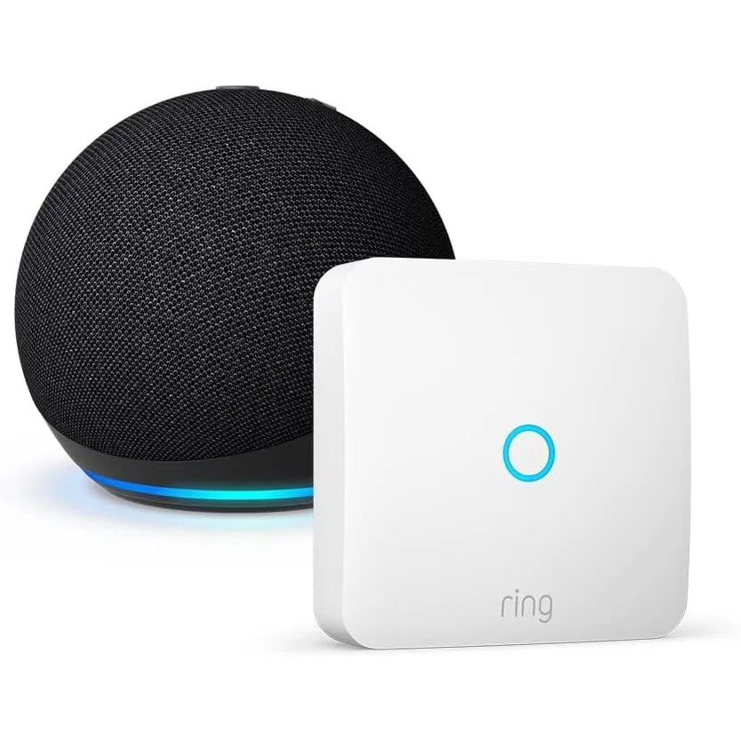 Echo Dot (Neueste Generation), Anthrazit + Ring Intercom, Türöffner per Sprachbefehl über Echo Dot, Alexa+ Early Access…