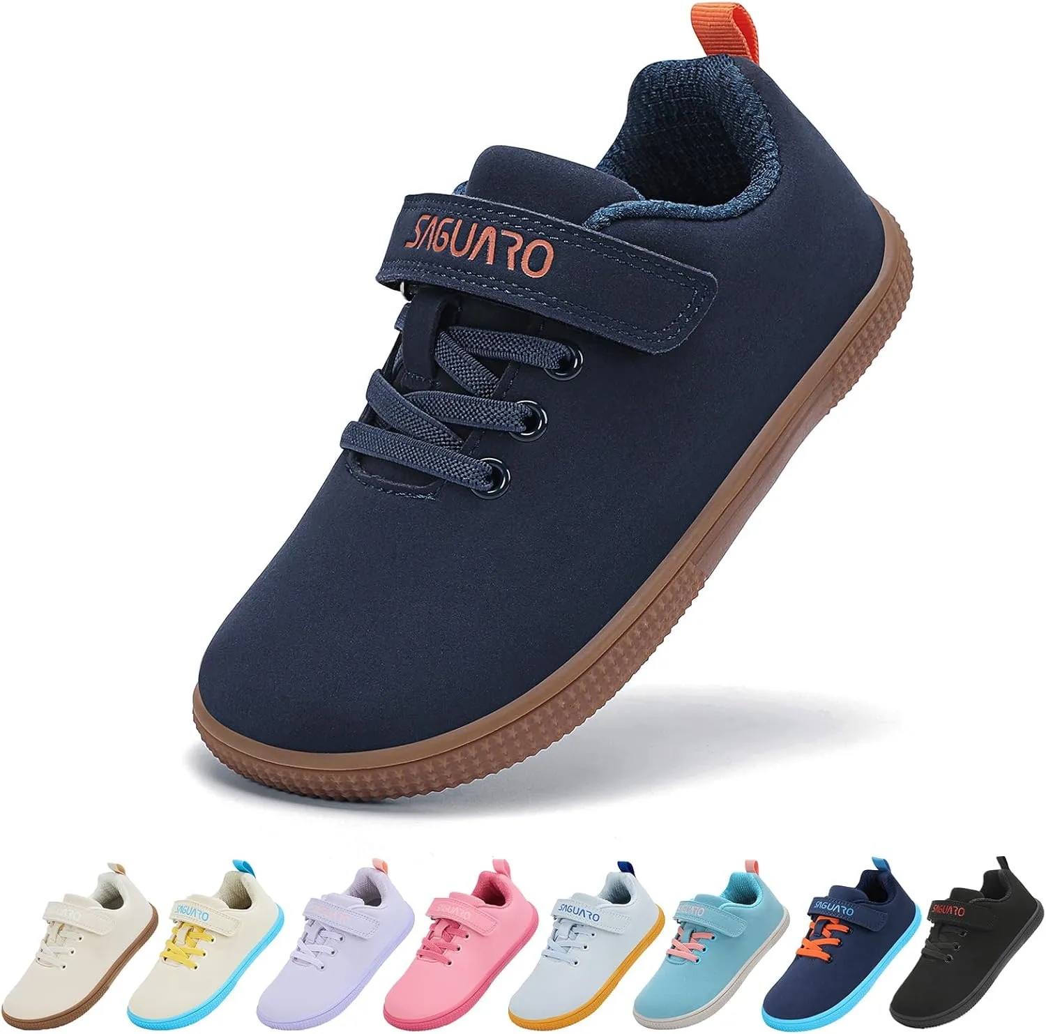 SAGUARO Barfußschuhe Kinder Barfuß Sneaker Outdoor Breite Hallenschuhe Kinderschuhe Gr.25-36