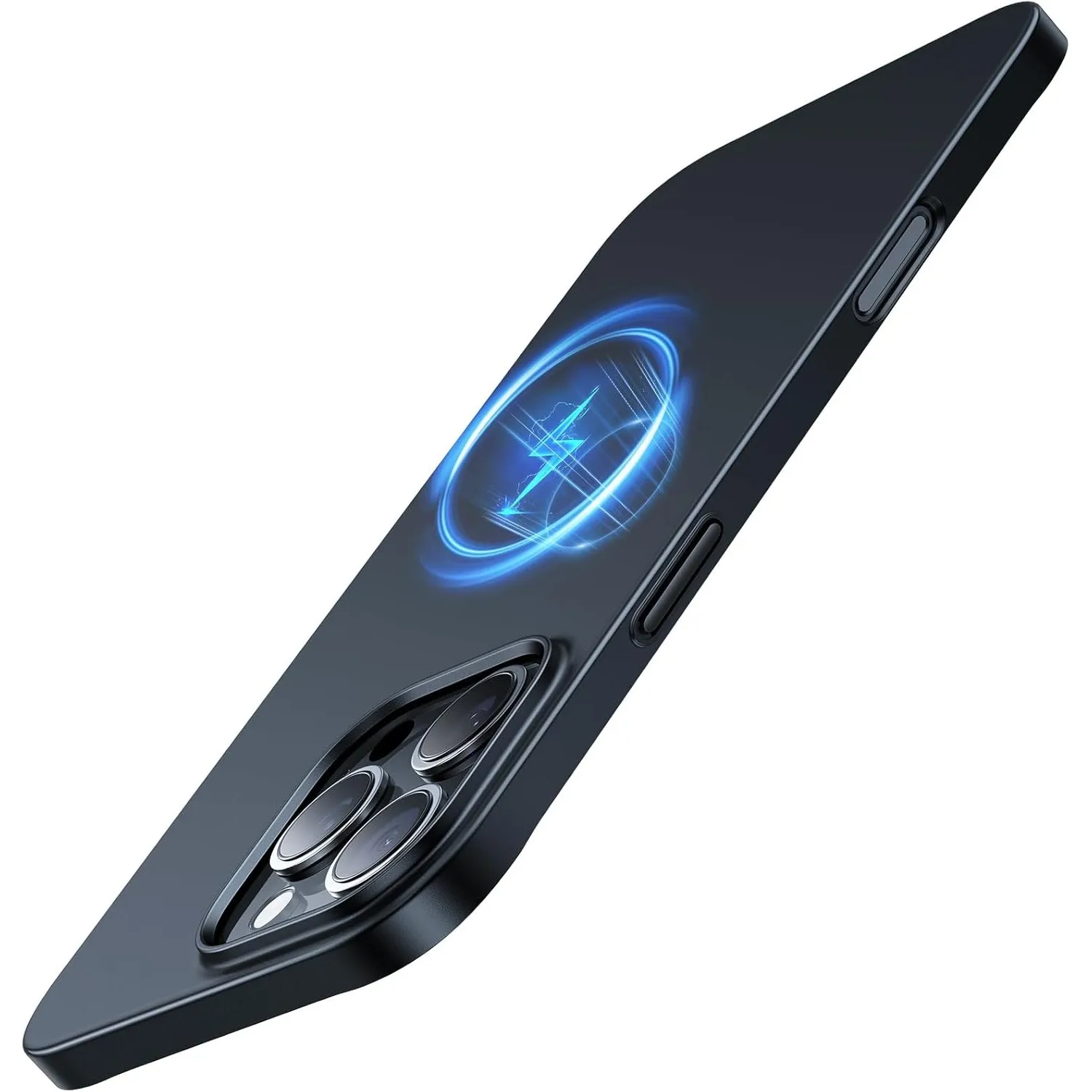 TORRAS Ultra Dünn für iPhone 16 Pro Hülle für MagSafe Schwarz
