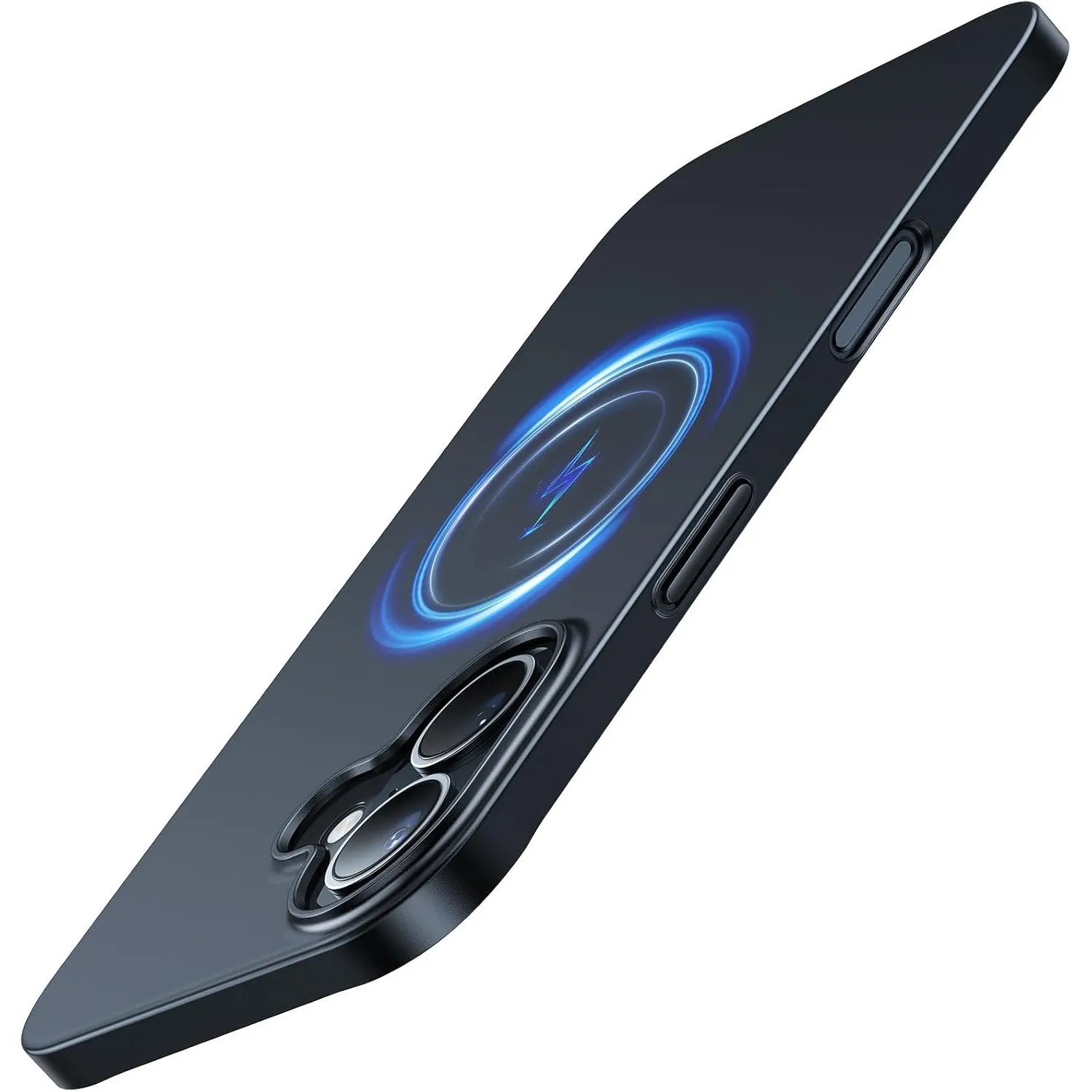 TORRAS Ultra Dünn für iPhone 16 Hülle für MagSafe Handyhülle 16, Schwarz