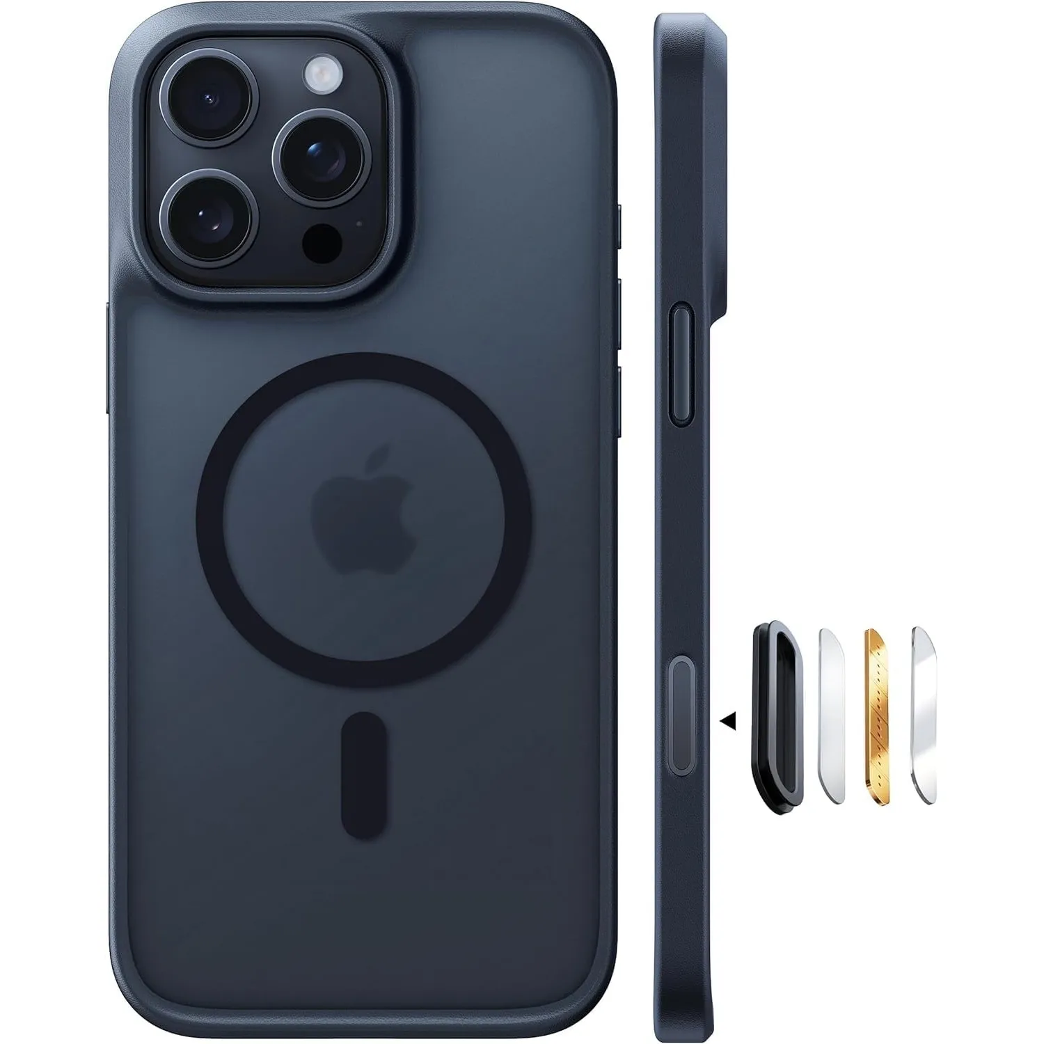 TORRAS Guardian-Mag für iPhone 16 Pro Max Hülle für MagSafe (TOP Militärschutz & Magnetkraft & Kamerasteuerung) Extrem …