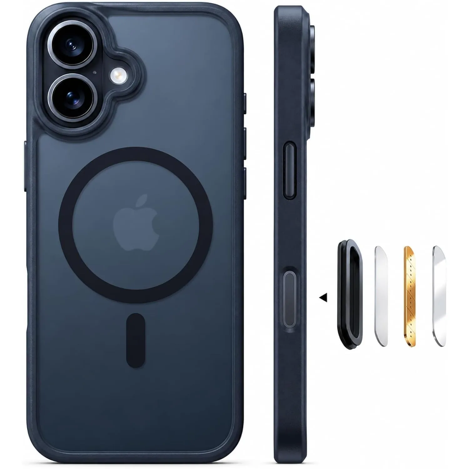 TORRAS Guardian-Mag für iPhone 16 Hülle für MagSafe (TOP Militärschutz & Magnetkraft) (Kamerasteuerung Taste) Matt Durc…
