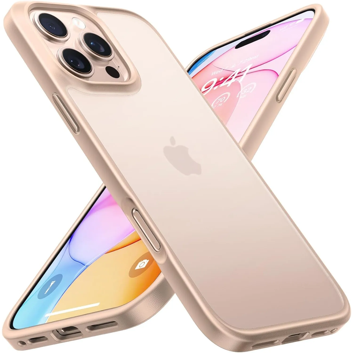TORRAS Guardian für iPhone 16 Pro Hülle Militärschutz Case, Wüstensand