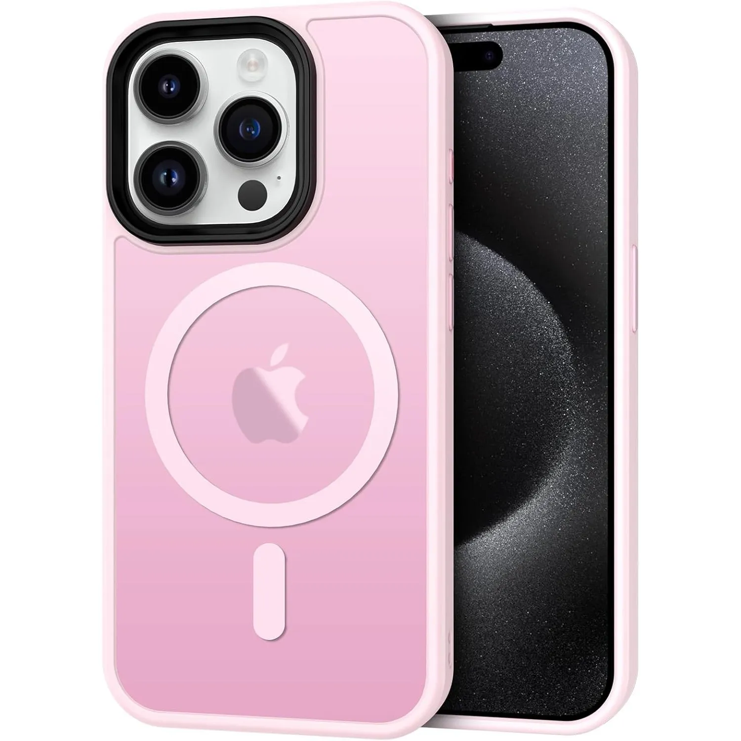 CACOE für iPhone 15 Pro Max Hülle Kameraschutzend, Kompatibel mit MagSafe, Stoßfest Kratzfest Magnetisch Rückseite Hand…