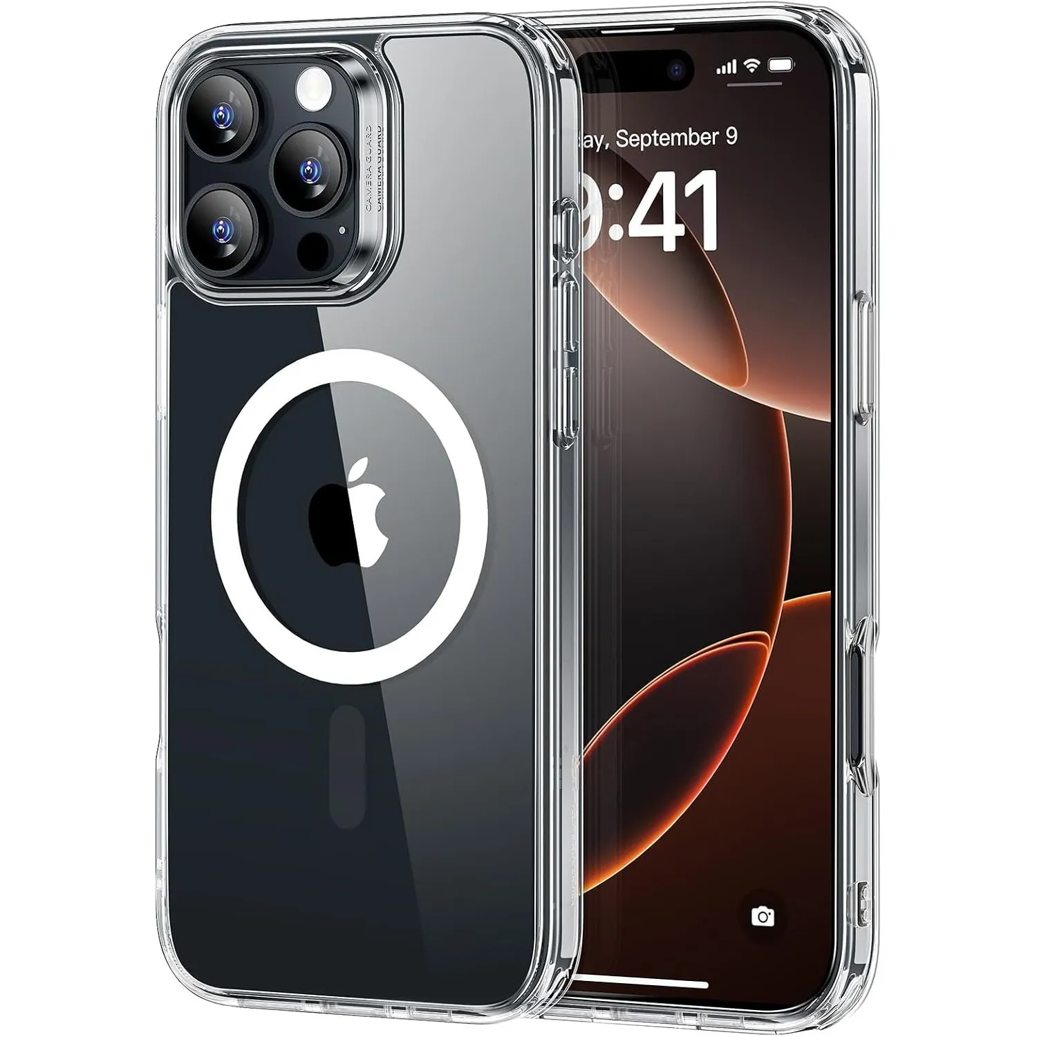 ESR Classic Hybrid für iPhone 16 Pro Max Hülle, Klar