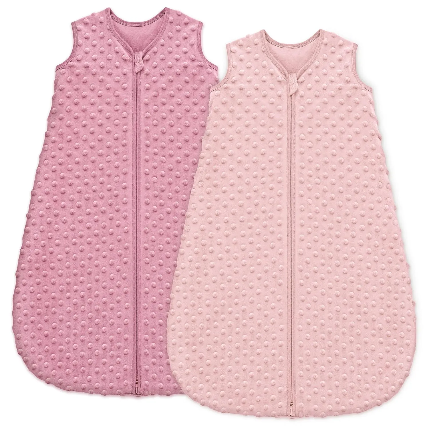 Unnivoll Baby Sleeping Bag, 1.5 Tog Baby Sleeping Bag, 0-6 Months, Pack of 2, Winter, Autumn, 67 cm for Newborn Boys, G…