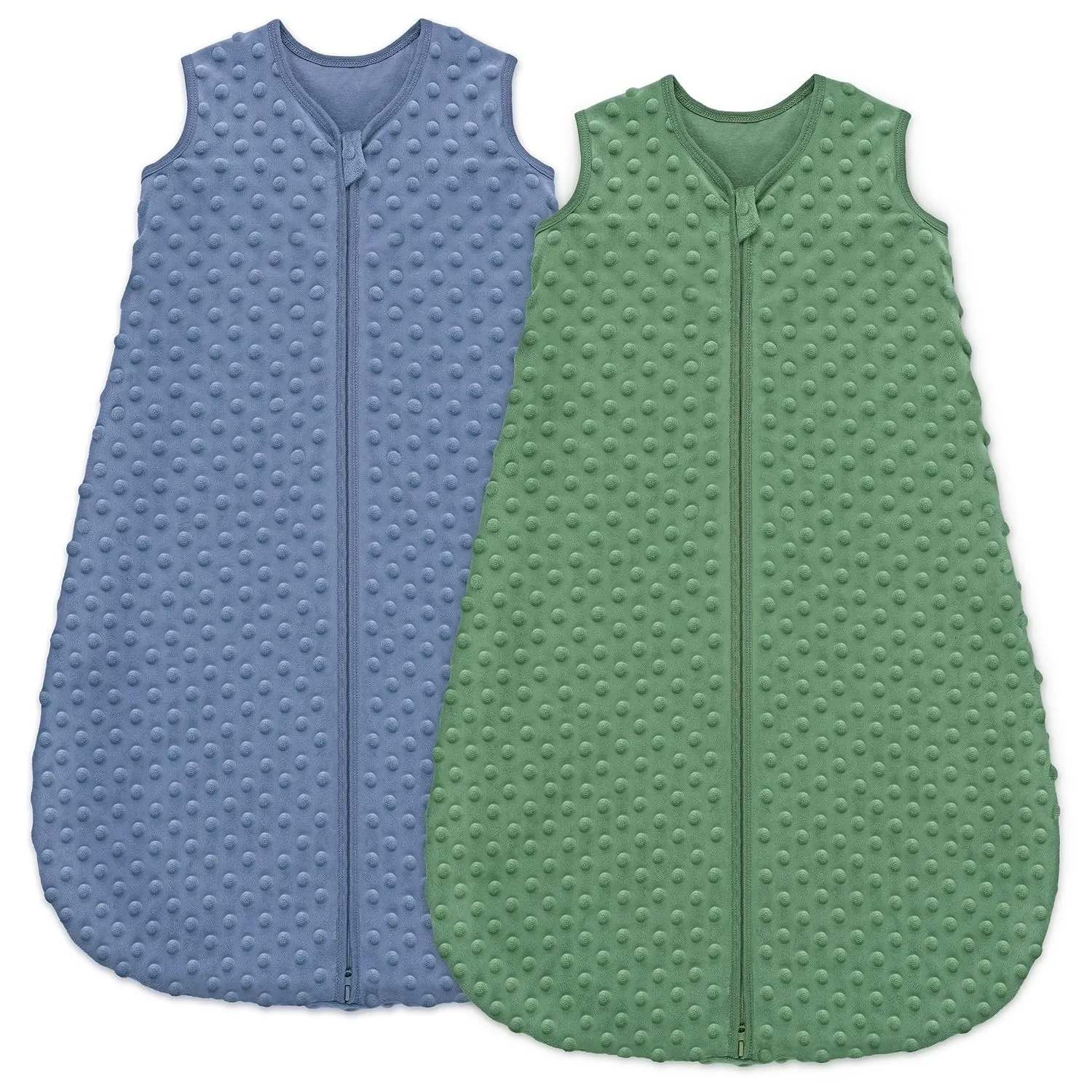 Unnivoll Schlafsack Baby 1.5 Tog Babyschlafsack 6-12 Monate 2er Pack Schlafsack Winter Herbst 78 cm für Jungen Mädchen …