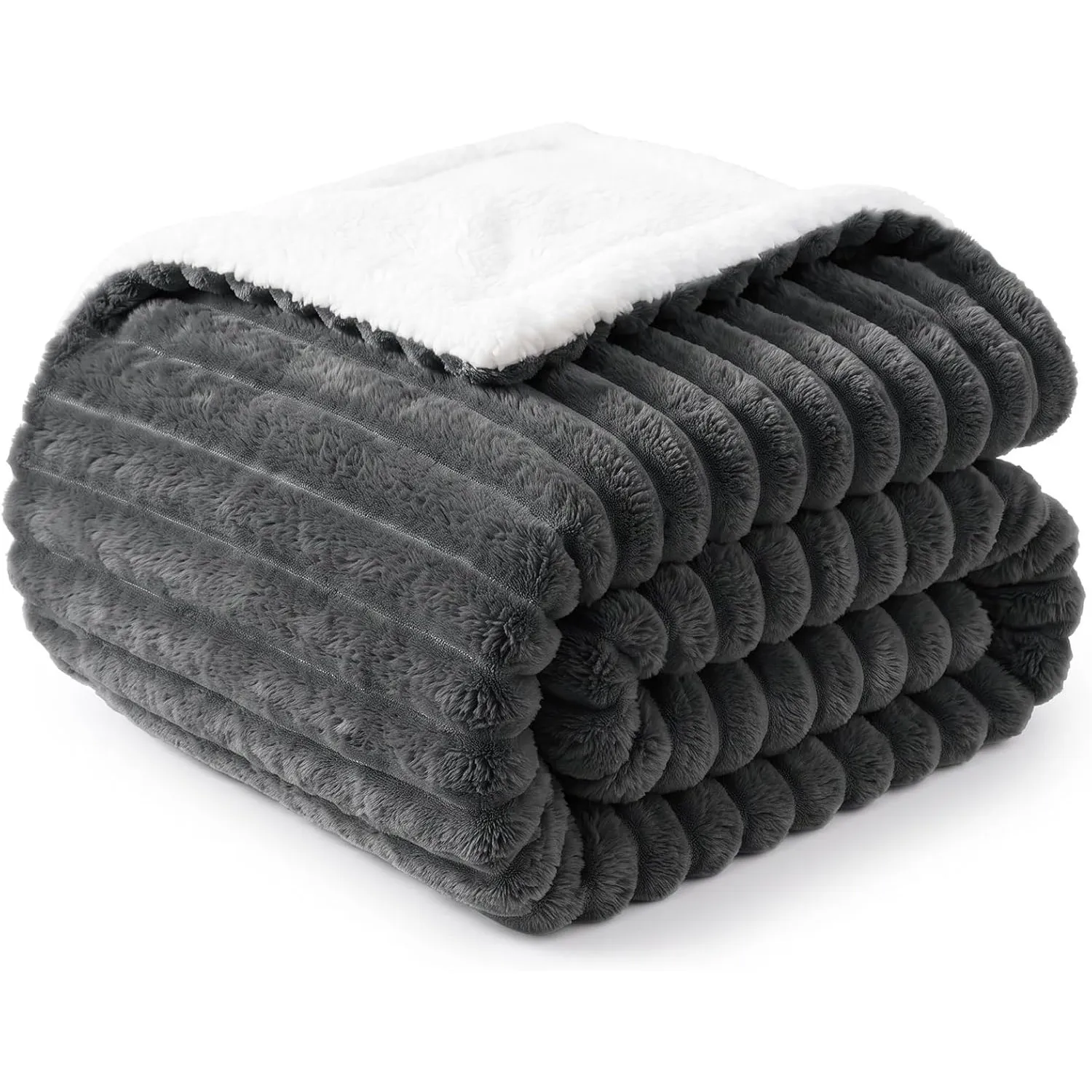 WAVVE Kuscheldecke Flauschig Decke Grau 150x200 cm