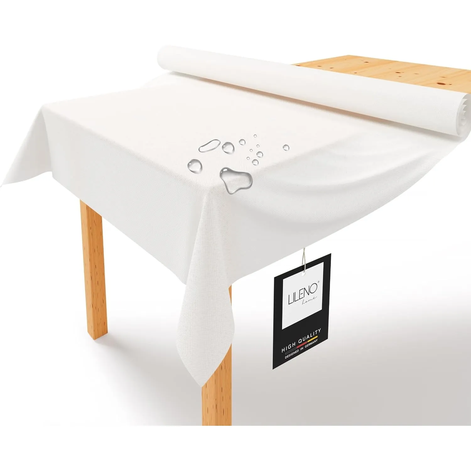 LILENO HOME Tischdeckenrolle 1,10 x 25 m - Tischdecke Weiß aus Vlies