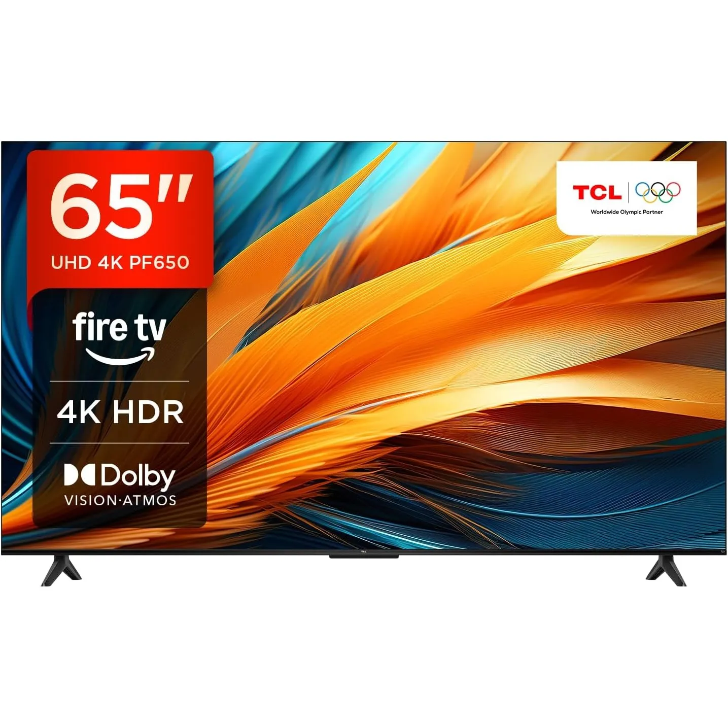 TCL 65PF650 65-Zoll 4K Ultra HD, HDR TV, Smart LED Fire TV (Dolby Vision, Dolby Atmos, DTS, HDR 10, Alexa integriert, A…