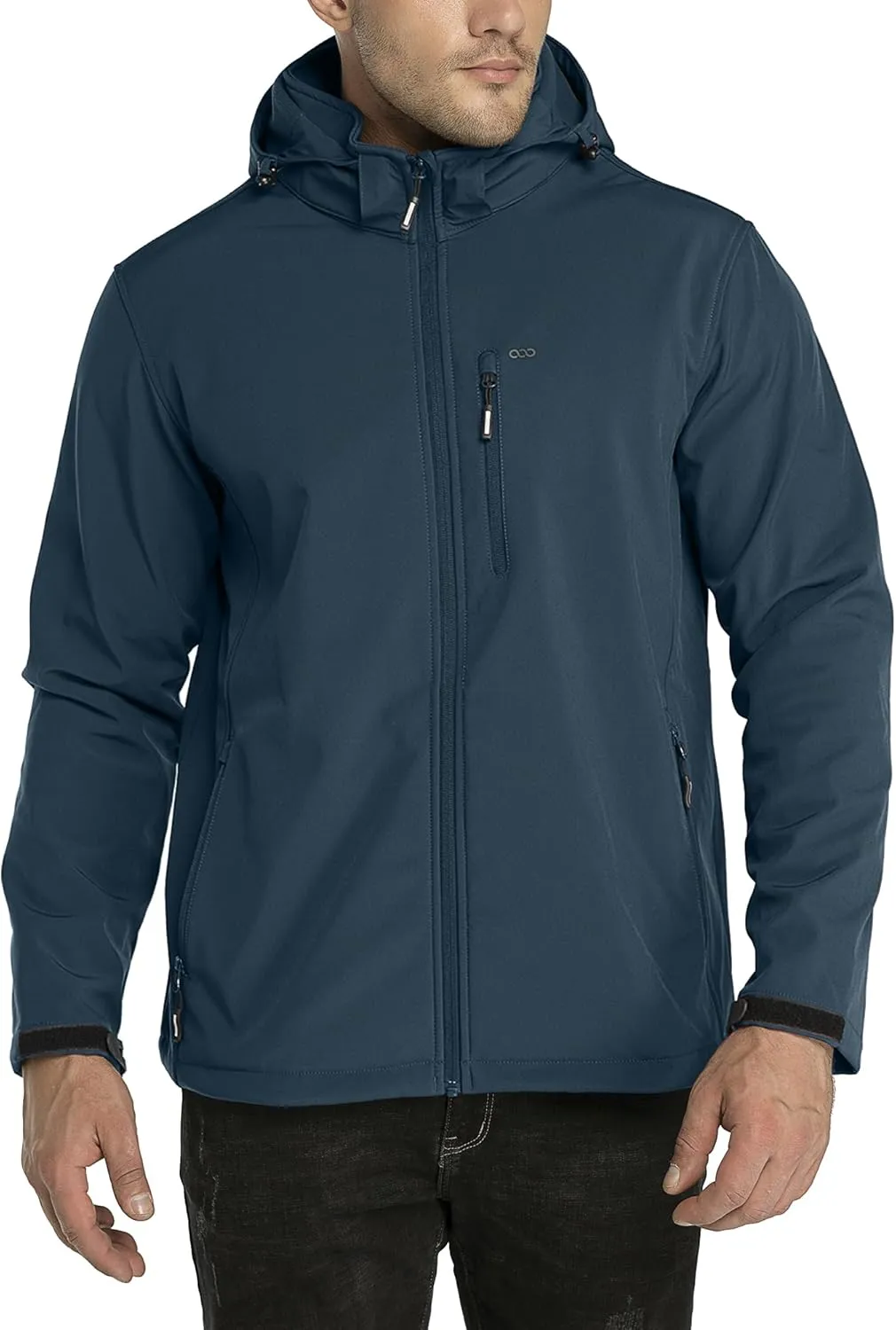 33,000ft Softshelljacke für Herren Wasserdicht Winterjacke Winddicht Warme Fleece Gefüttert Windbreaker Funktionsjacke …