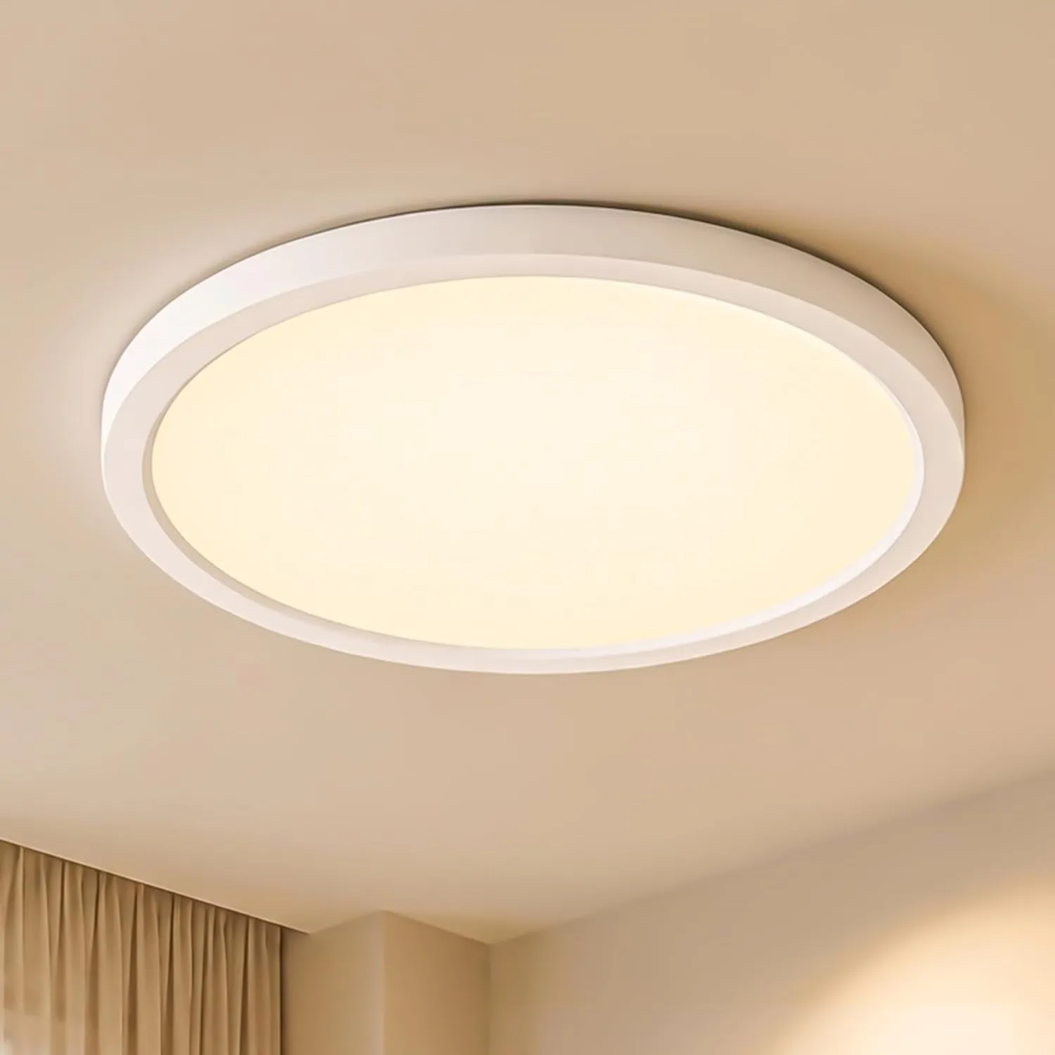 LQWELL LED Deckenleuchte Ultra Dünn Weiß 30cm 23W 4000K