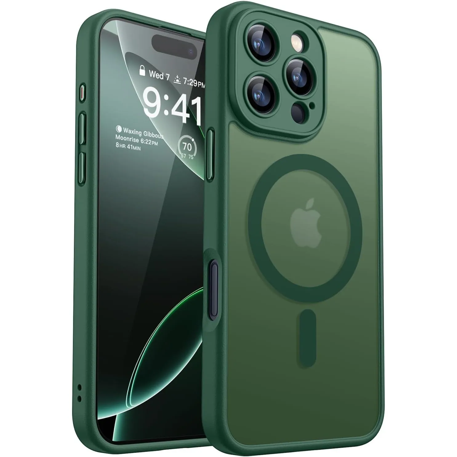 CANSHN für iPhone 16 Pro Max Hülle mit Kameraschutz für Magsafe (TOP Militärschutz & Magnetkraft) Extrem Haltbarkeit Hü…