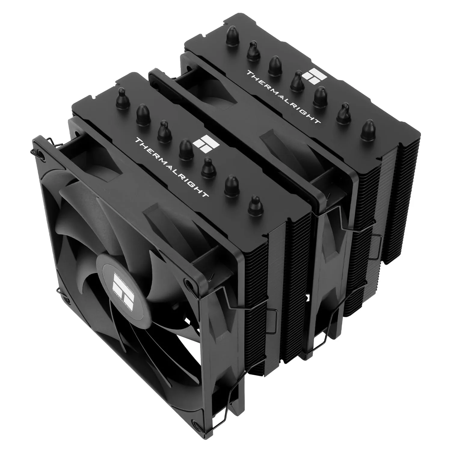 Thermalright Phantom Spirit 120 SE BLACK CPU Luftkühler, 7 Heatpipes CPU-Kühler, zwei 120mm PWM Lüfter, AGHP 4.0 Techno…