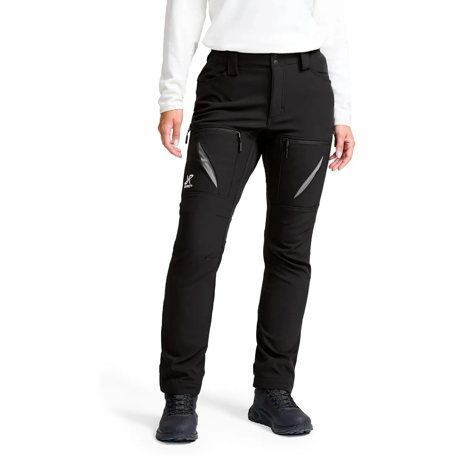 RevolutionRace Hiball Softshell Pants für Damen, Outdoor Hosen für Wandern