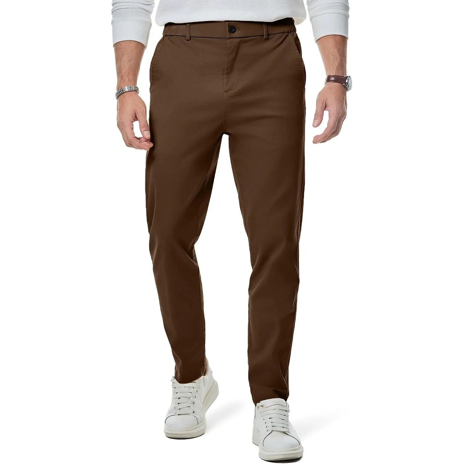 Elegancity Herren Chino Hose Casual Anzughose Stretch Hosen
