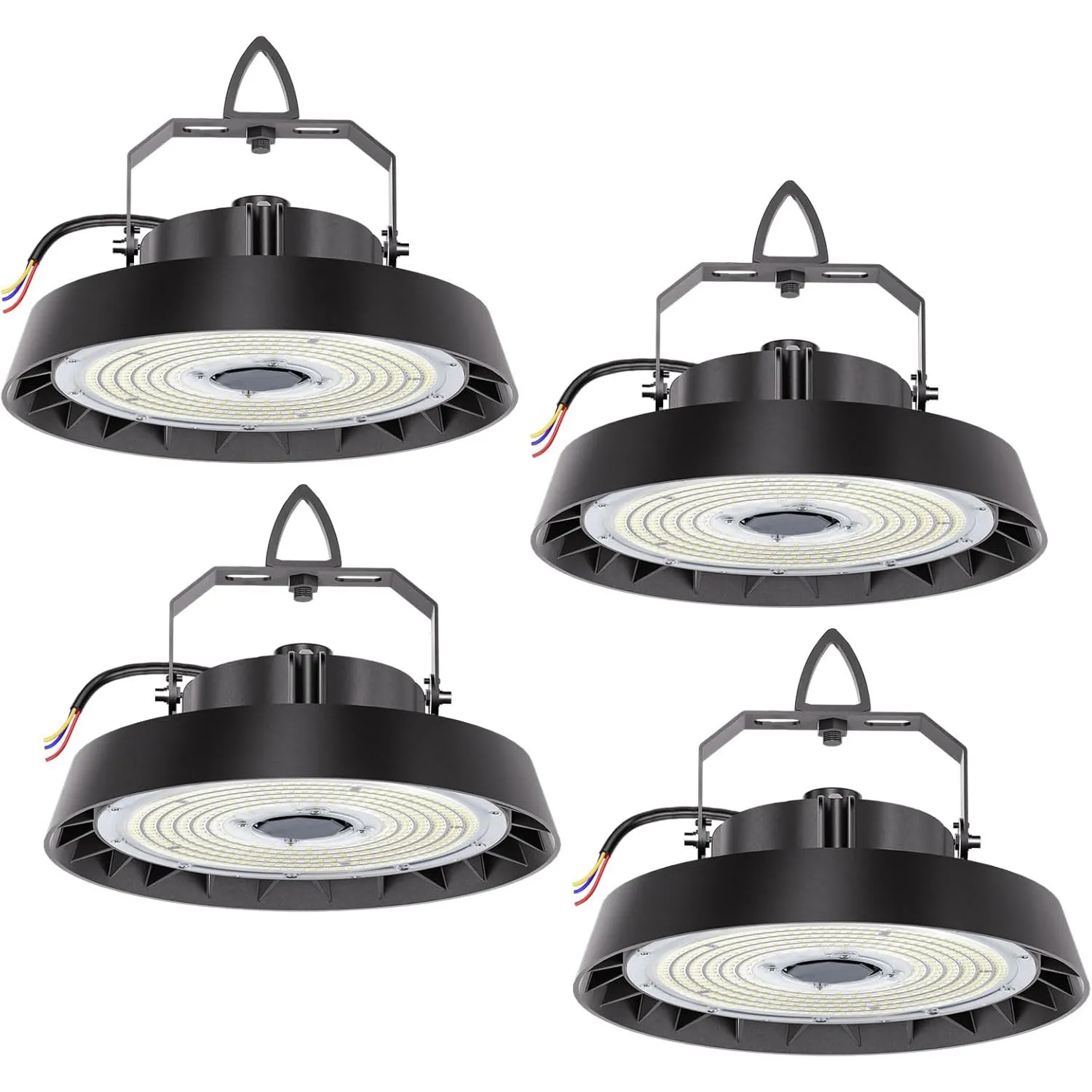 4pcs LED Hallenstrahler 200W 34000lm, Hallenbeleuchtung LED 5000K Kaltweiß, 90° Abstrahlwinkel Industrielampe, Werkstat…